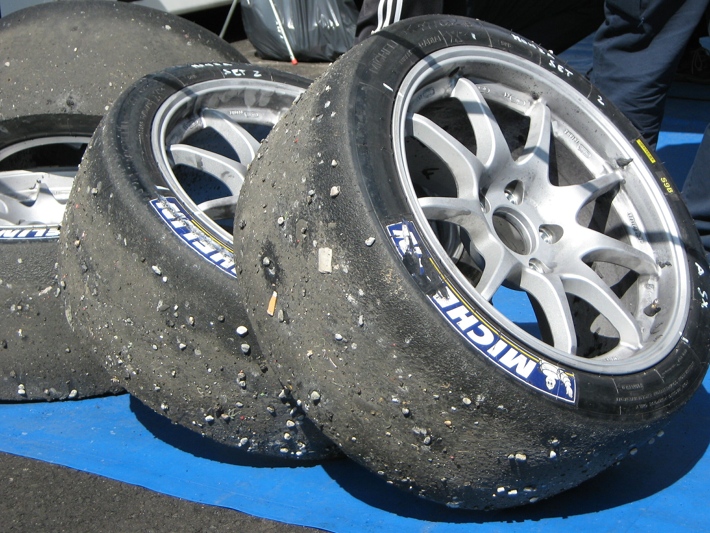 Tyres after the race