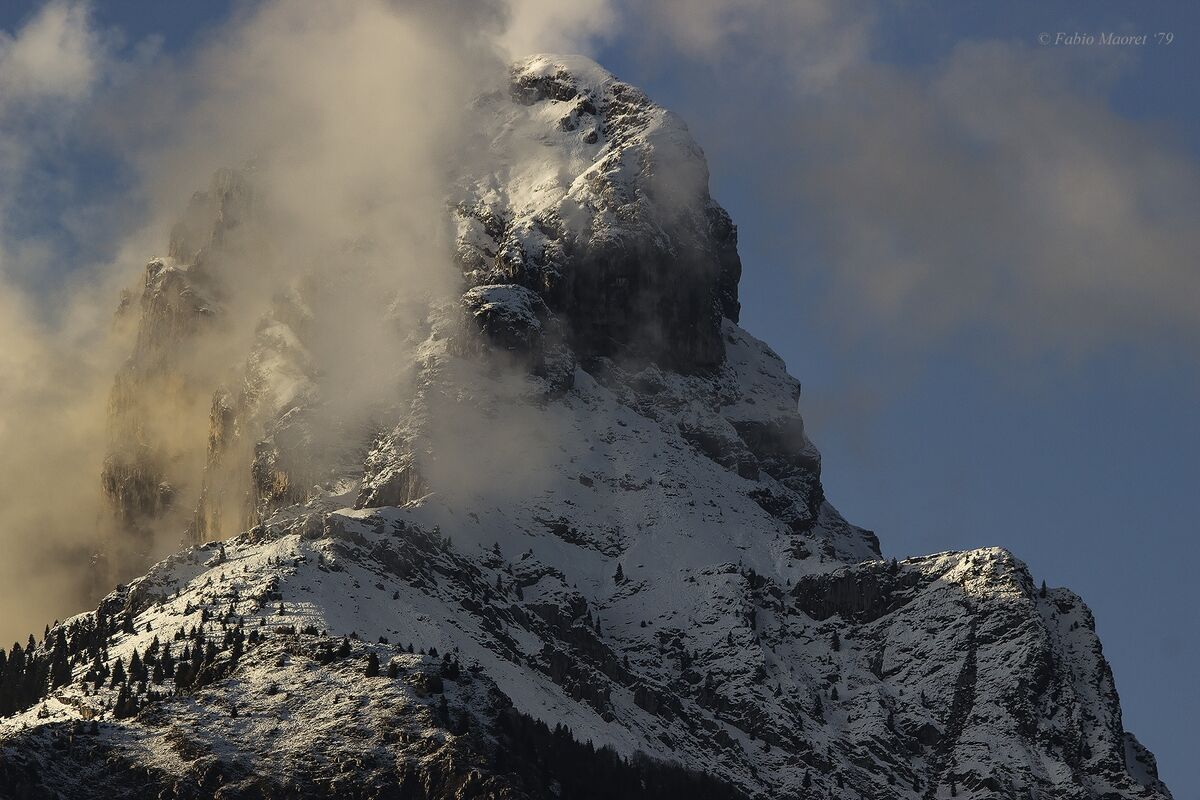 Mount Pizzocco With The First Winter Snow... 10\\11\\2019