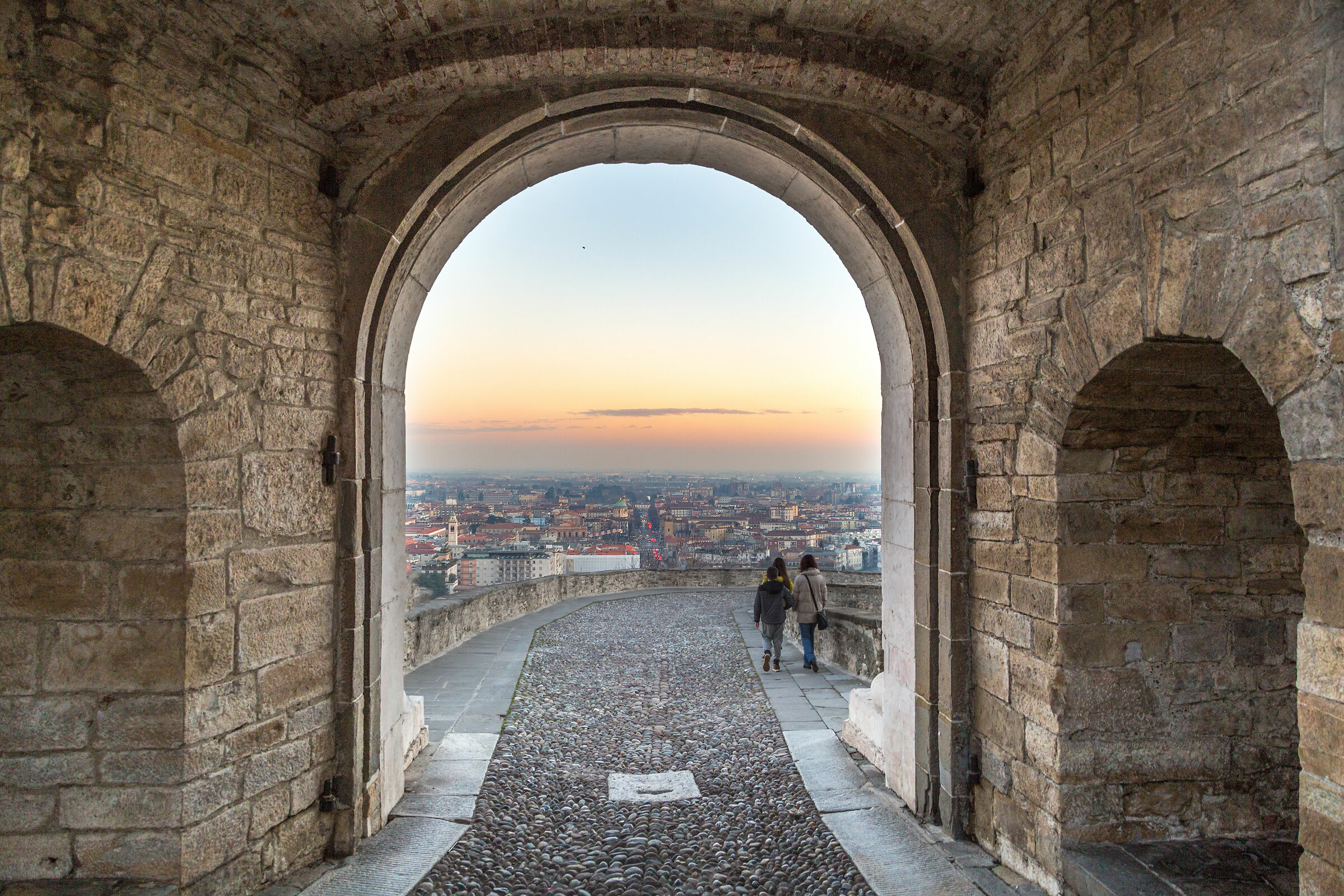 Dall'alto di Bergamo
