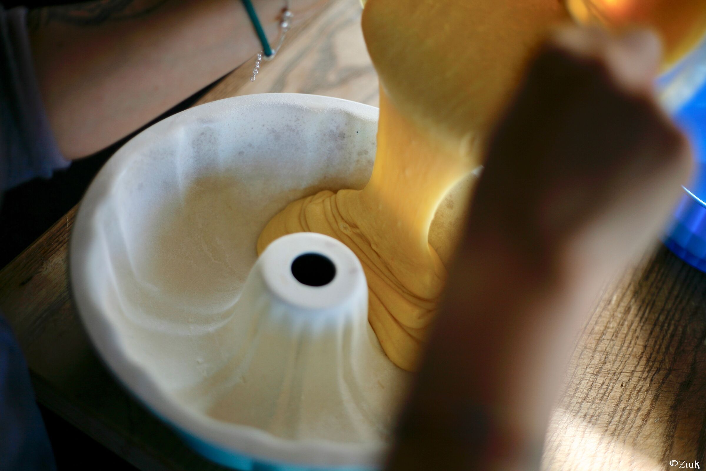 ... and down in the mold