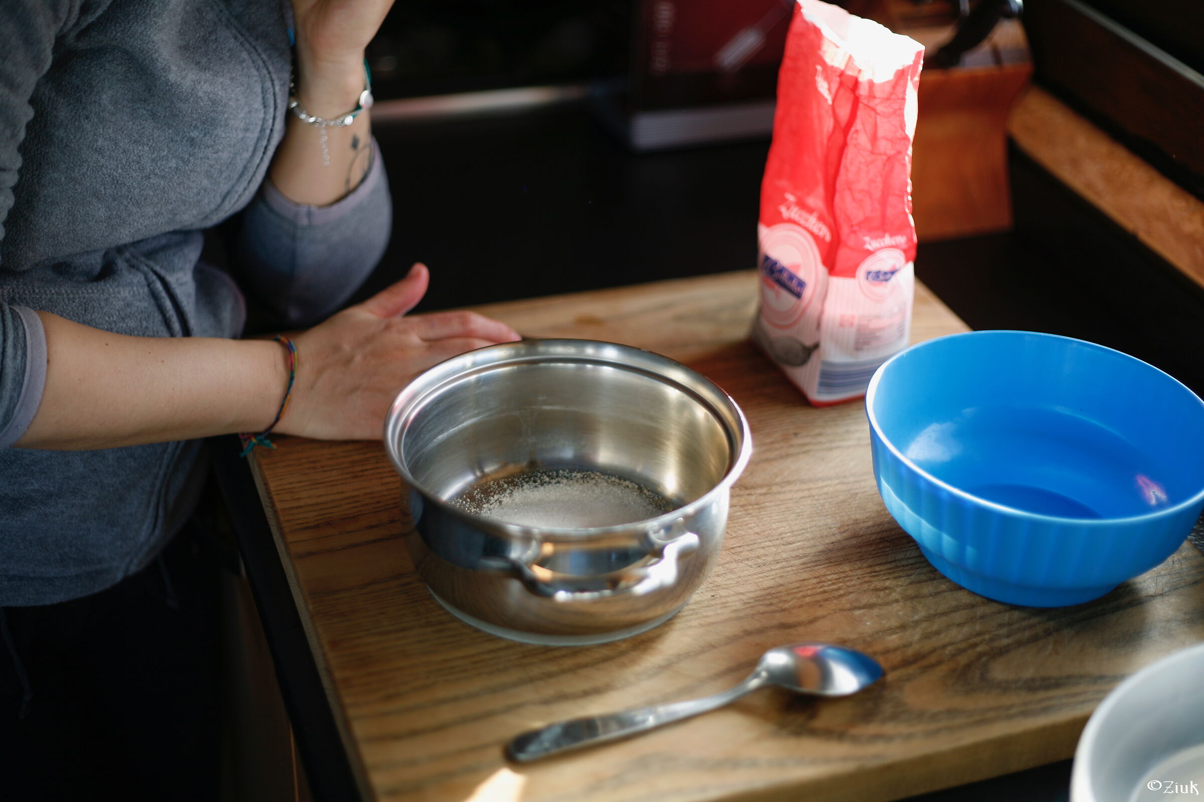 ... and now you prepare the cream