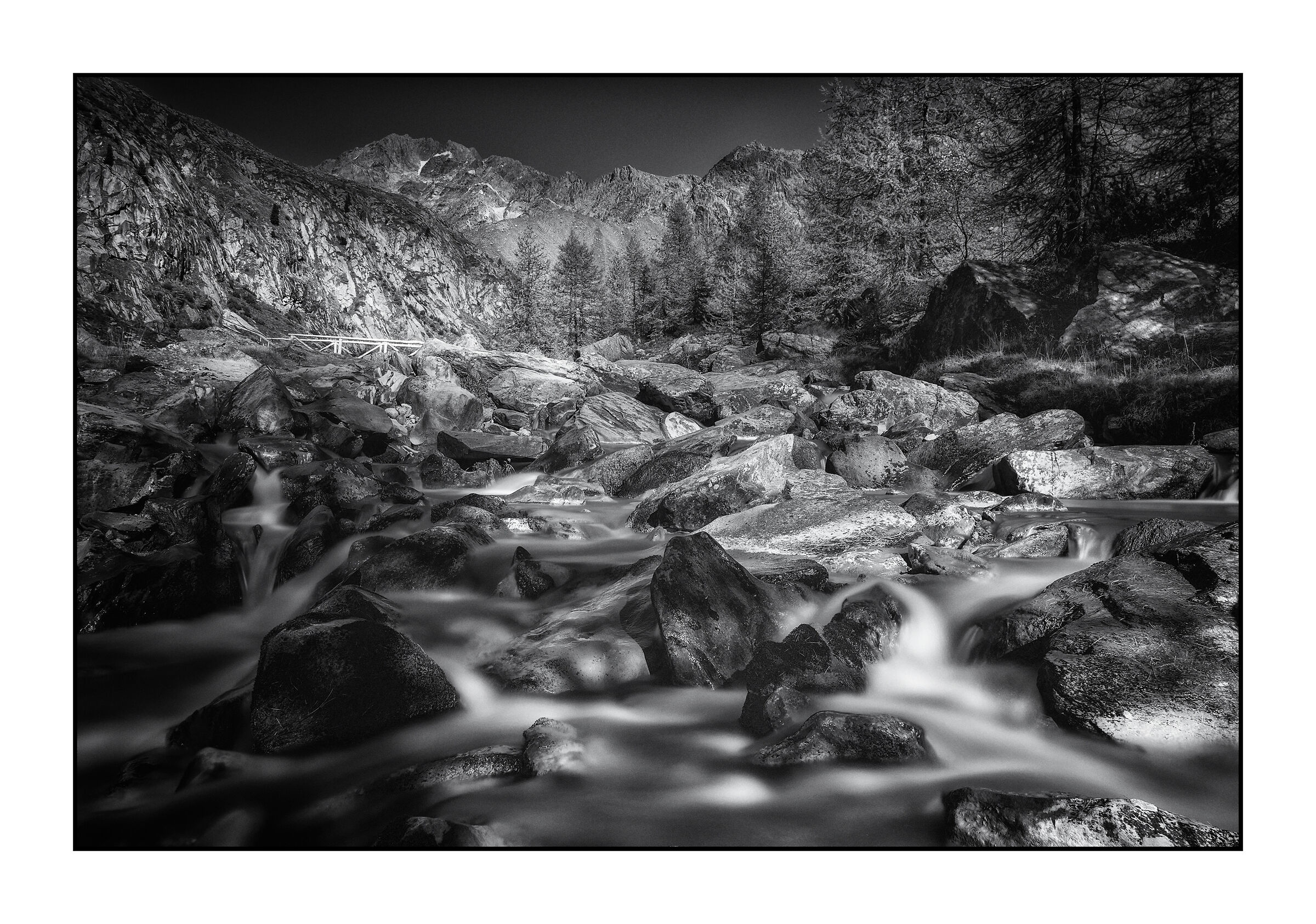 Il torrente sul pianoro