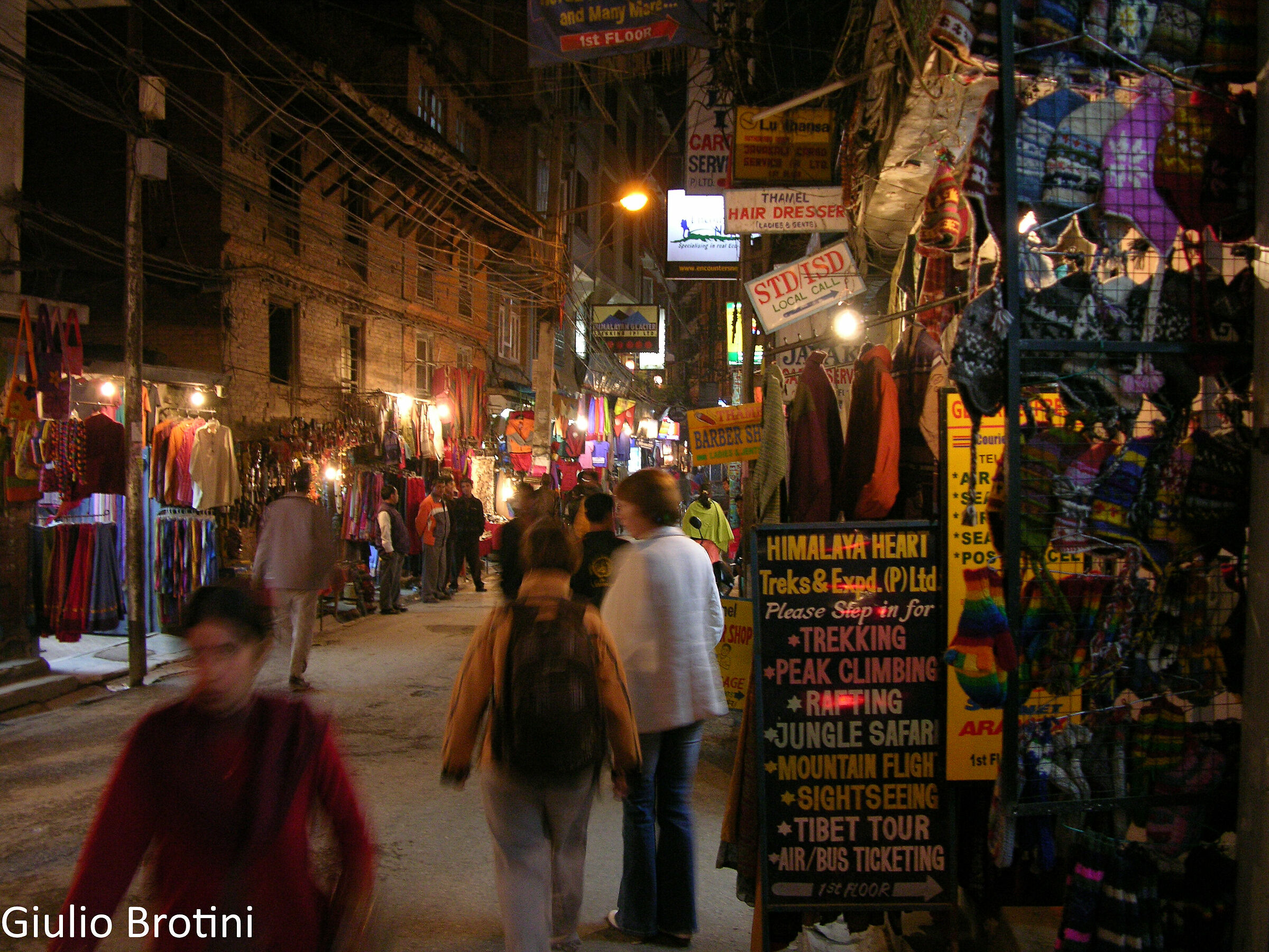 Vita notturna di kathmandu