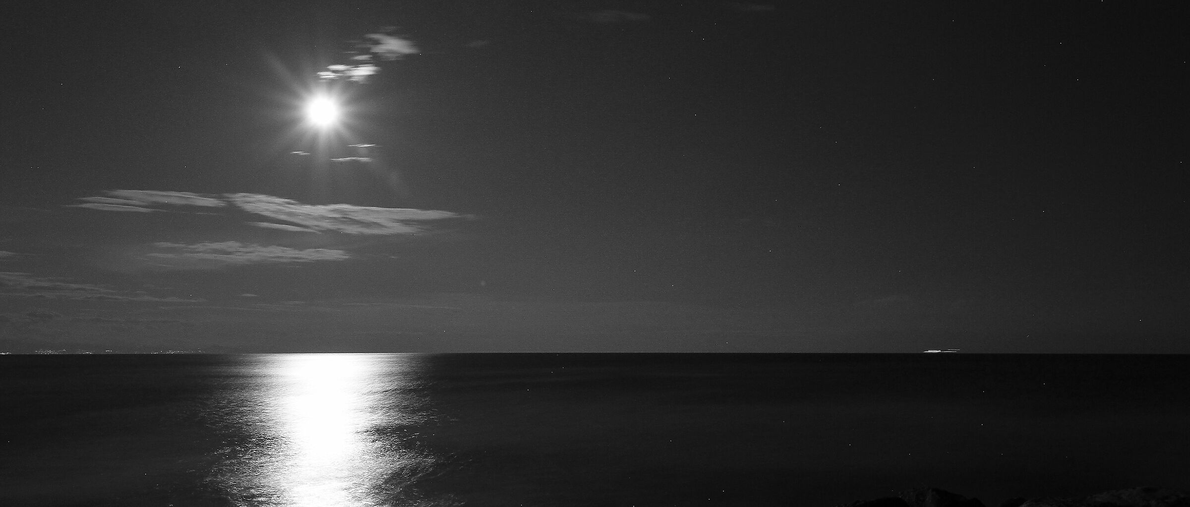 Solo luna e mare...B/N