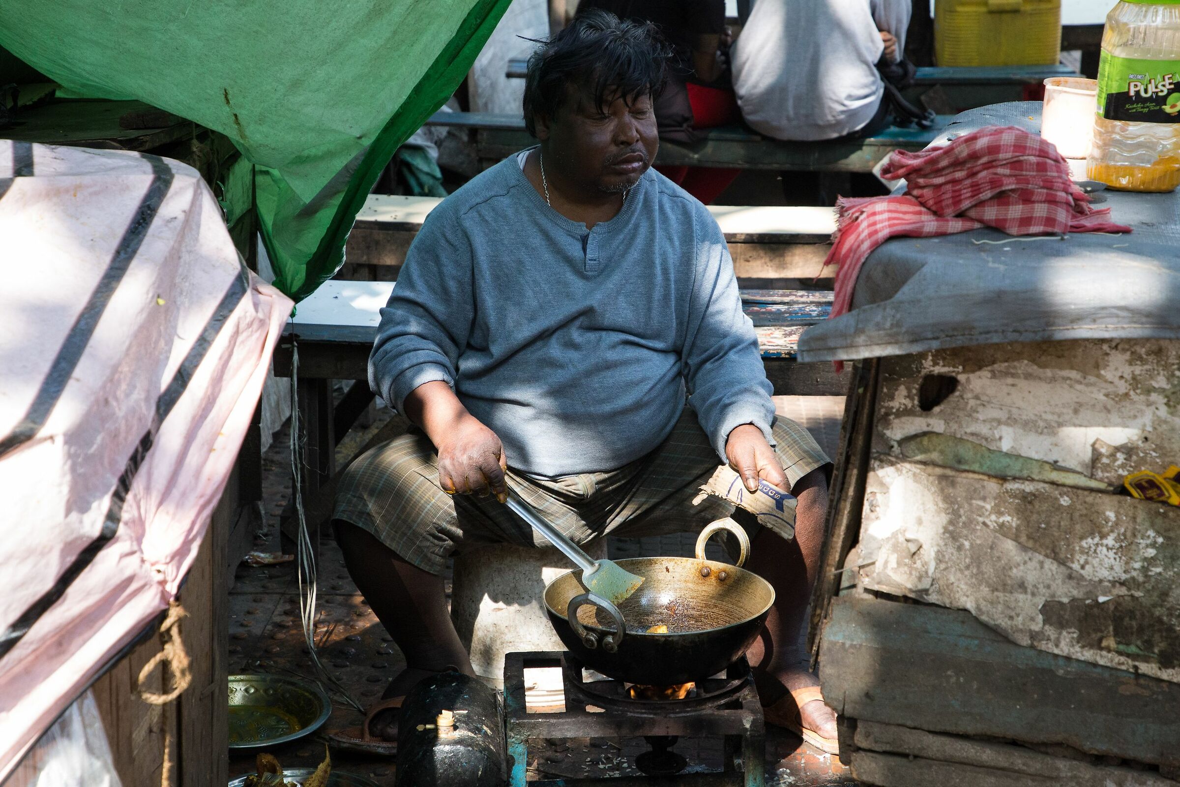 I eat everything myself