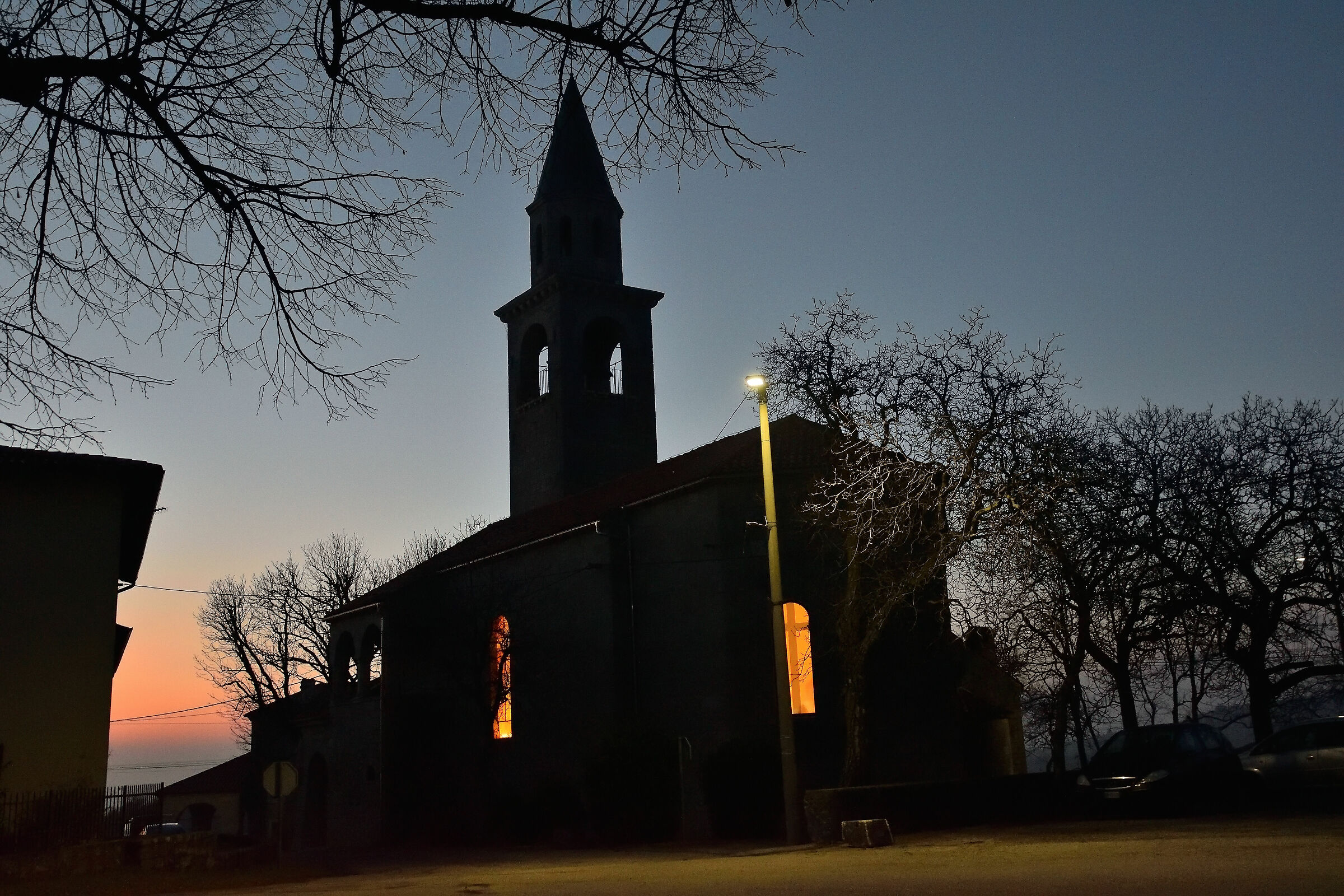 In the evening in Temnica