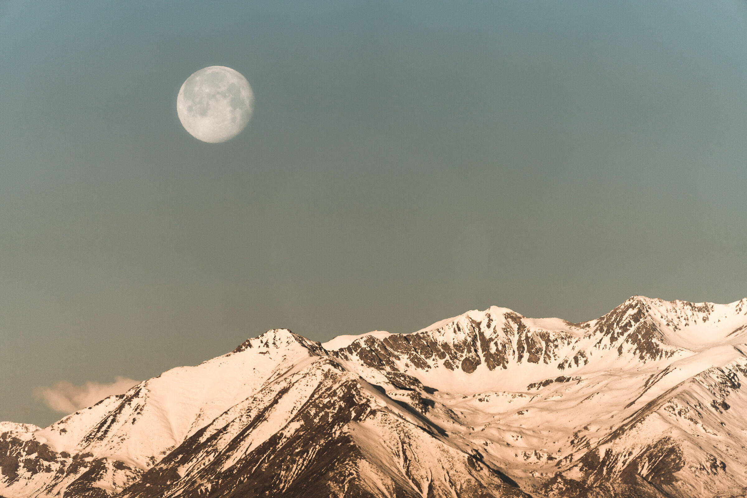dal terrazzo di casa......