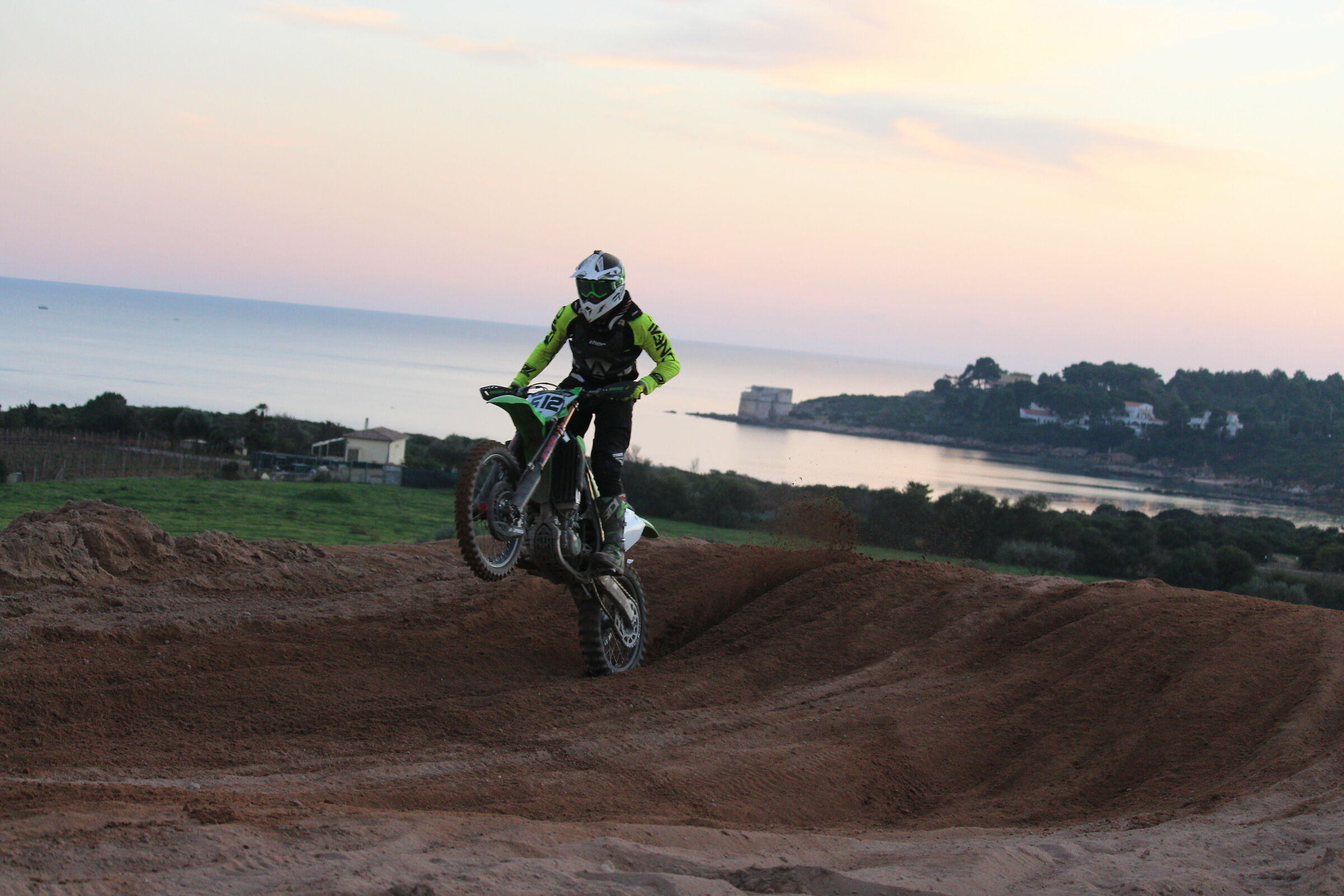 Motocross at Sunset