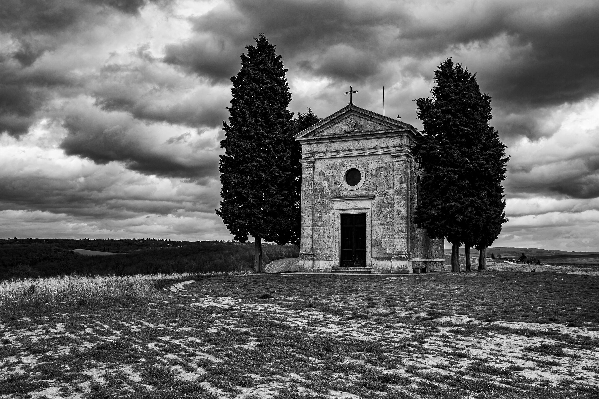 Cappella della Madonna di Vitaleta - Val d'Orcia (si)
