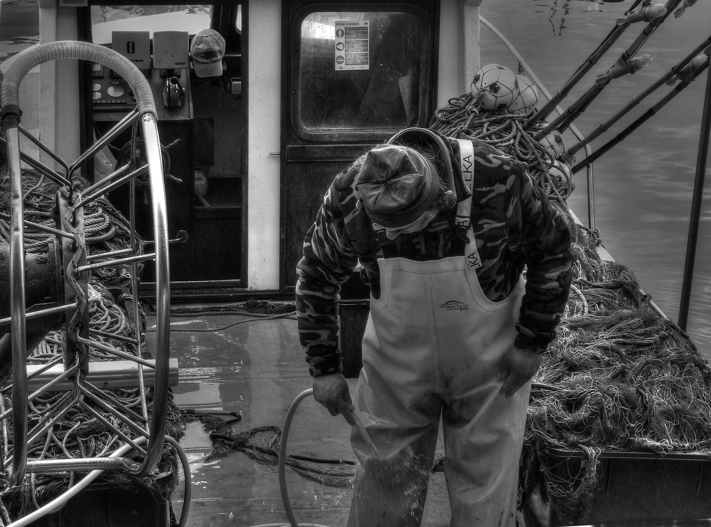 Il lavoro di pescatore