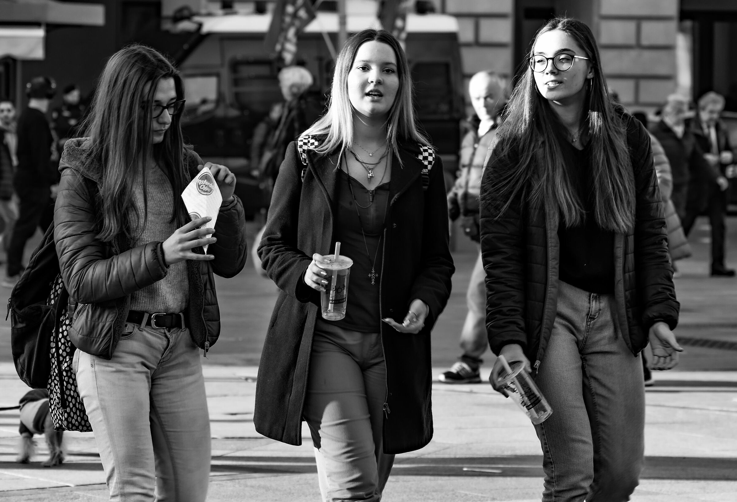 There are always three of us