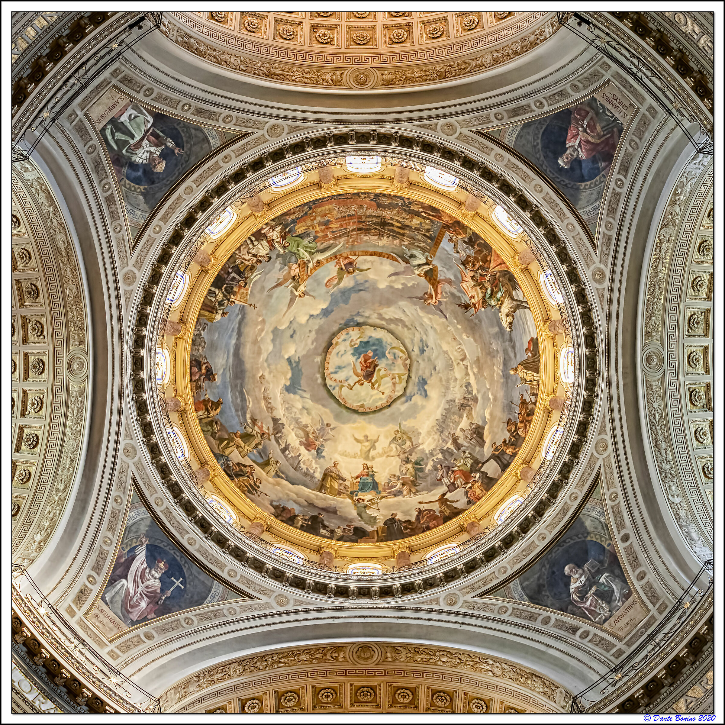 Fresco Dome Basilica Santa Maria Ausliatrice