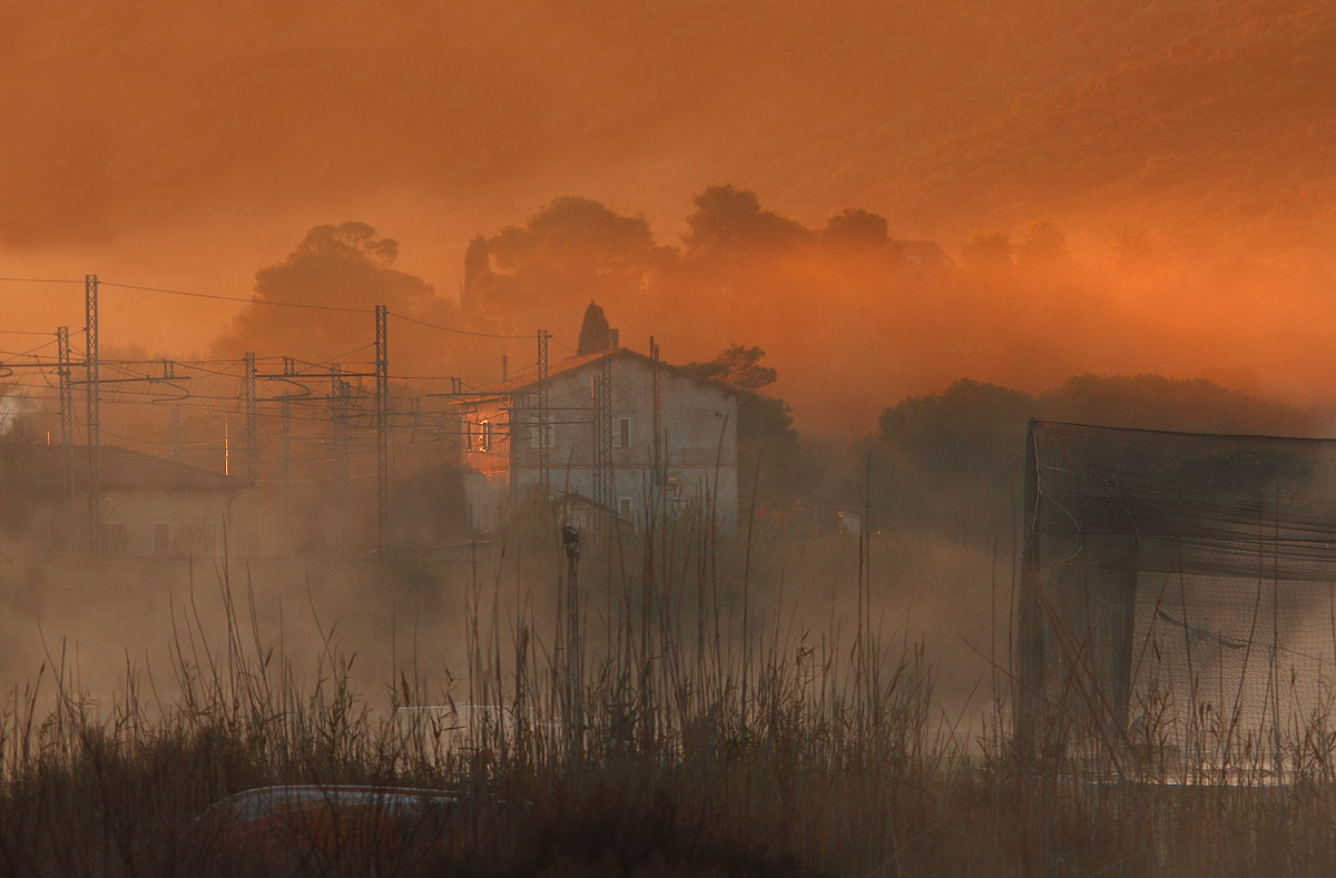 First rays of the sun
