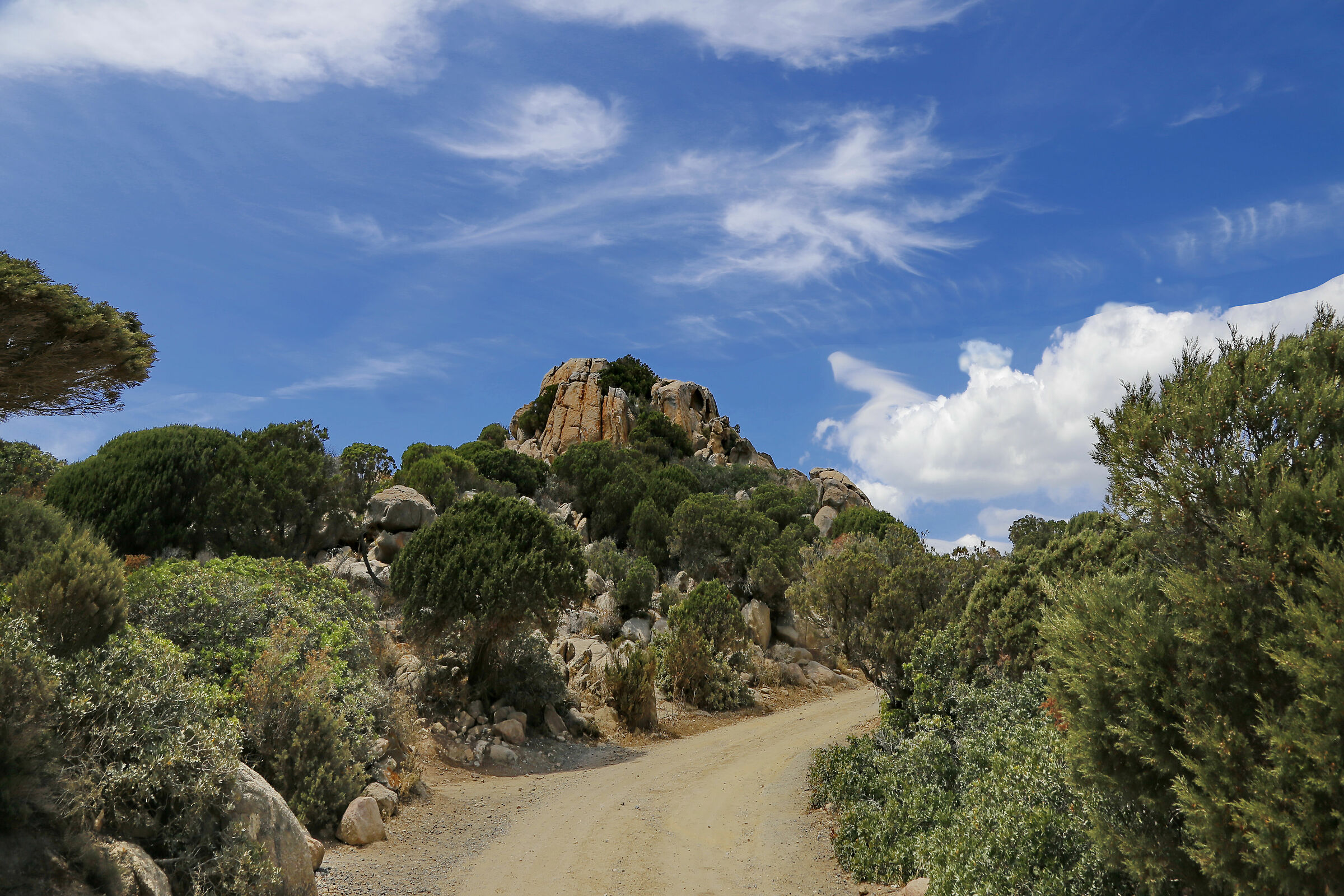 The ascent to Cape Spartivento
