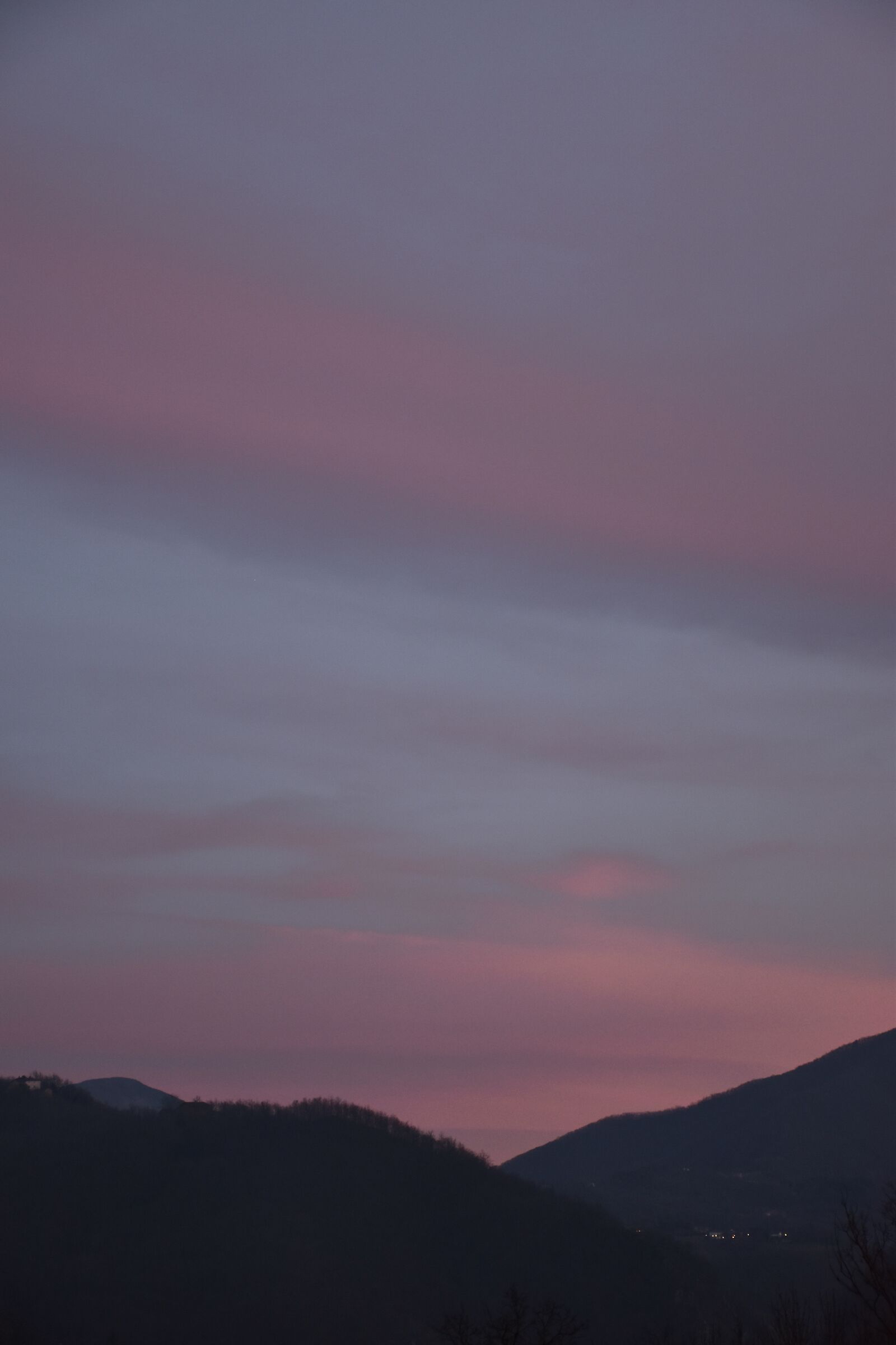 The colors of the sunset