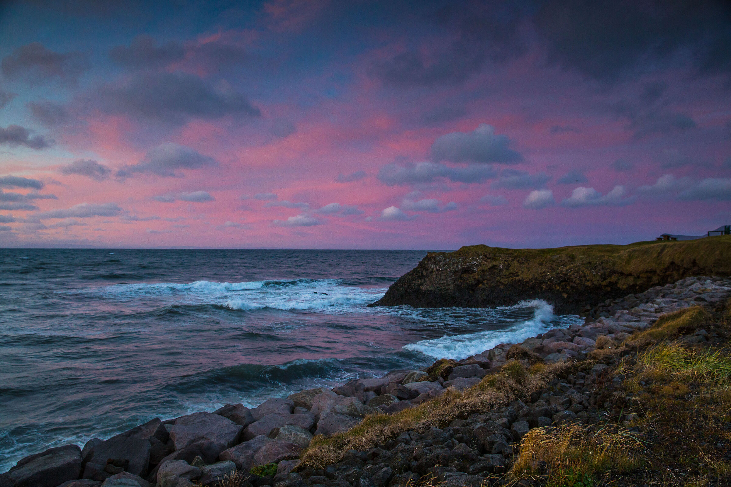 Snæfellsnesvegur - Notte rosa....