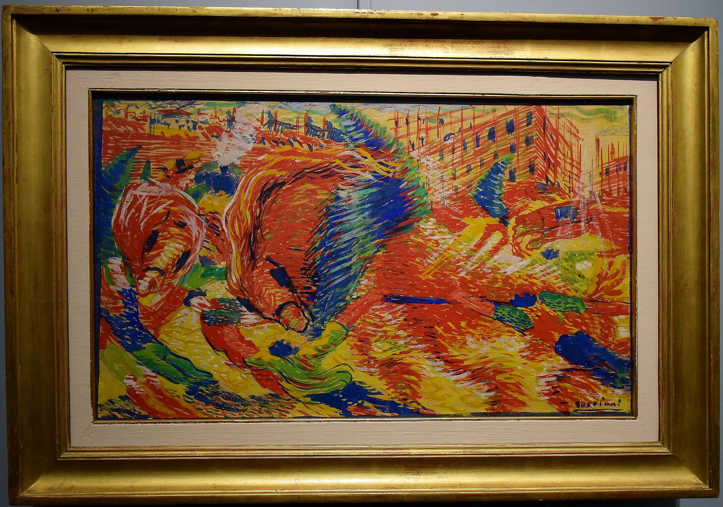 Pinacoteca di Brera - Boccioni "La città che sal...