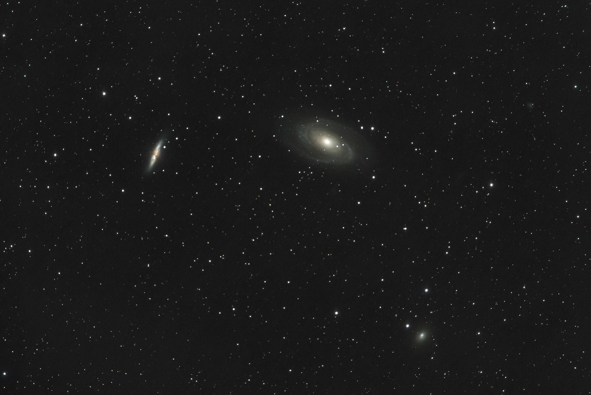 m81, m82, ngc 3077