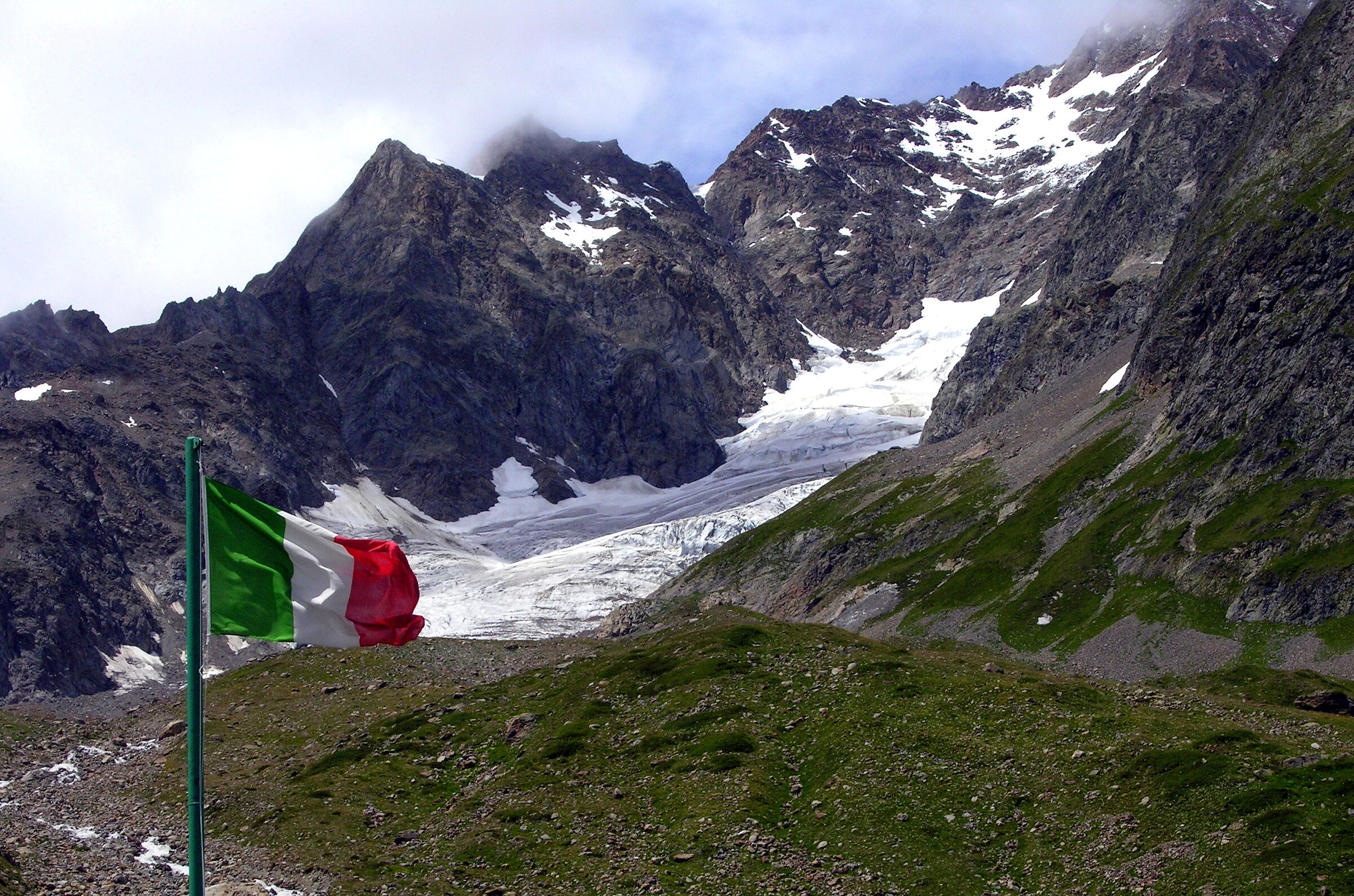 From the refuge Elisabeth val Veni