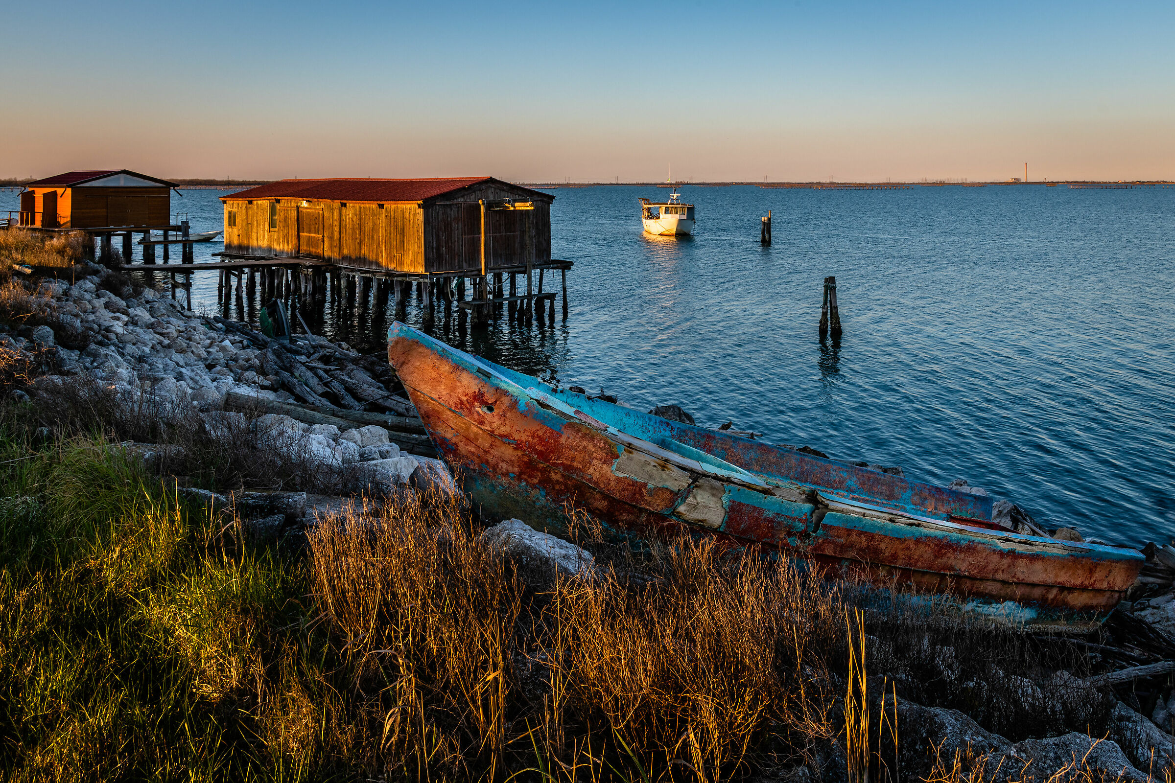 Tramonto in Sacca (8 marzo 2020)