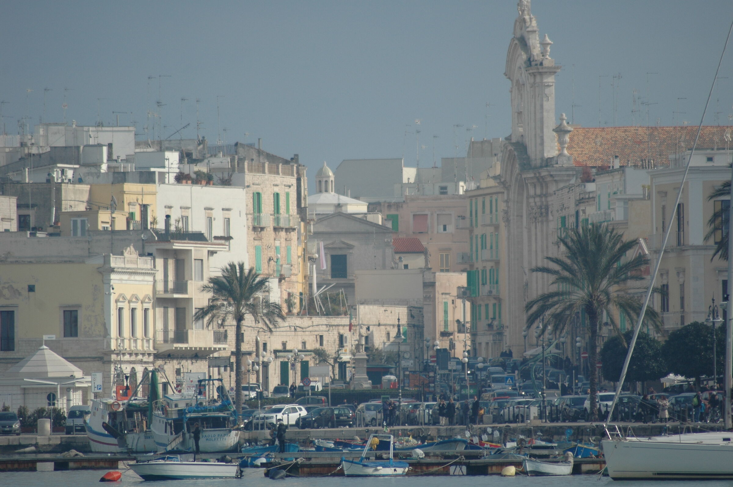 Village view, Dante course and Molfetta Cathedral