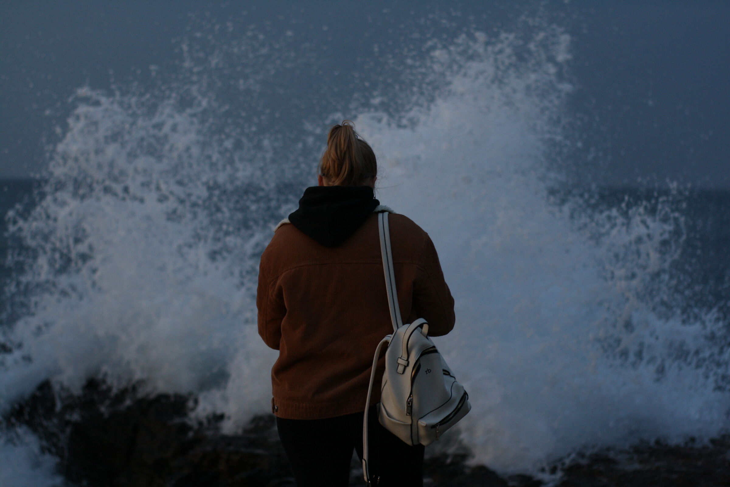 Julia vs. stormy sea