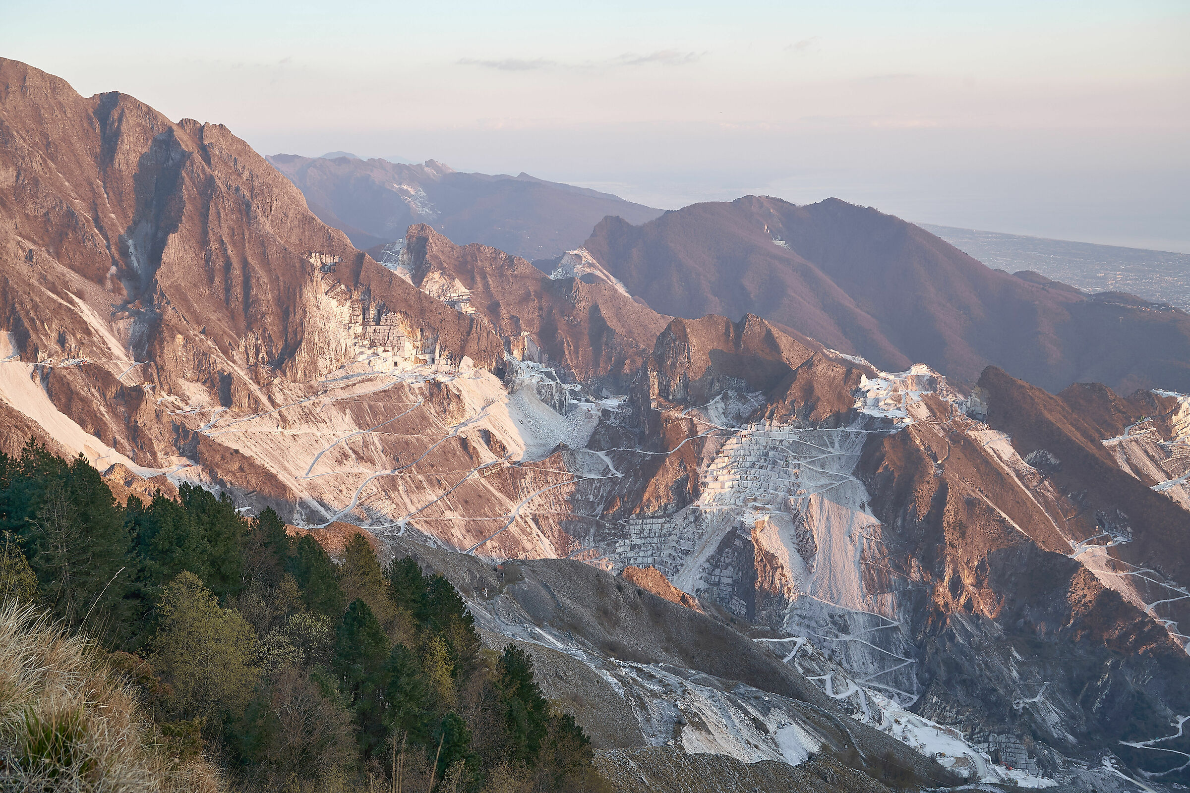 Vista sulle Cave di Carrara