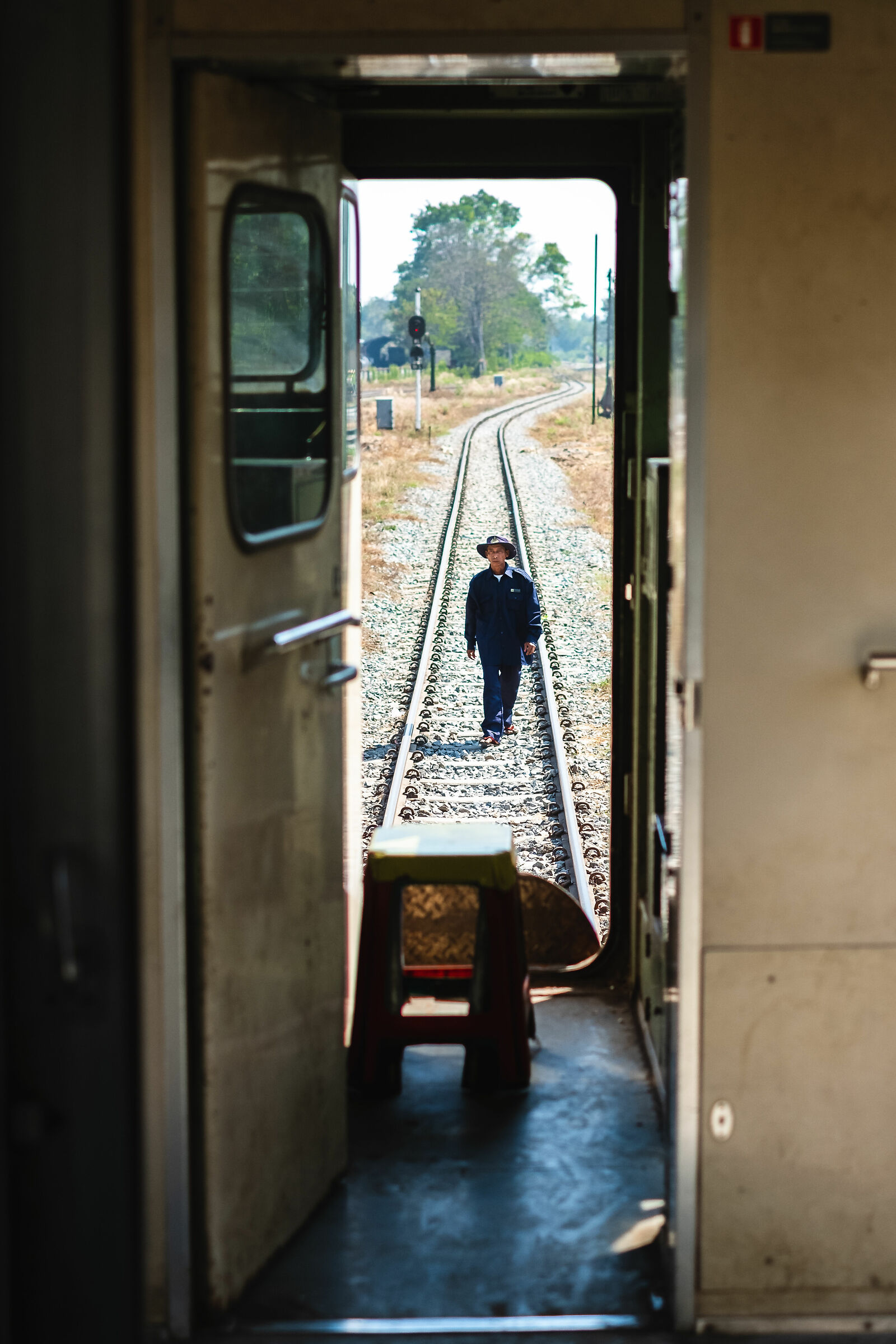 Street sulla Circular Railway, sui binari