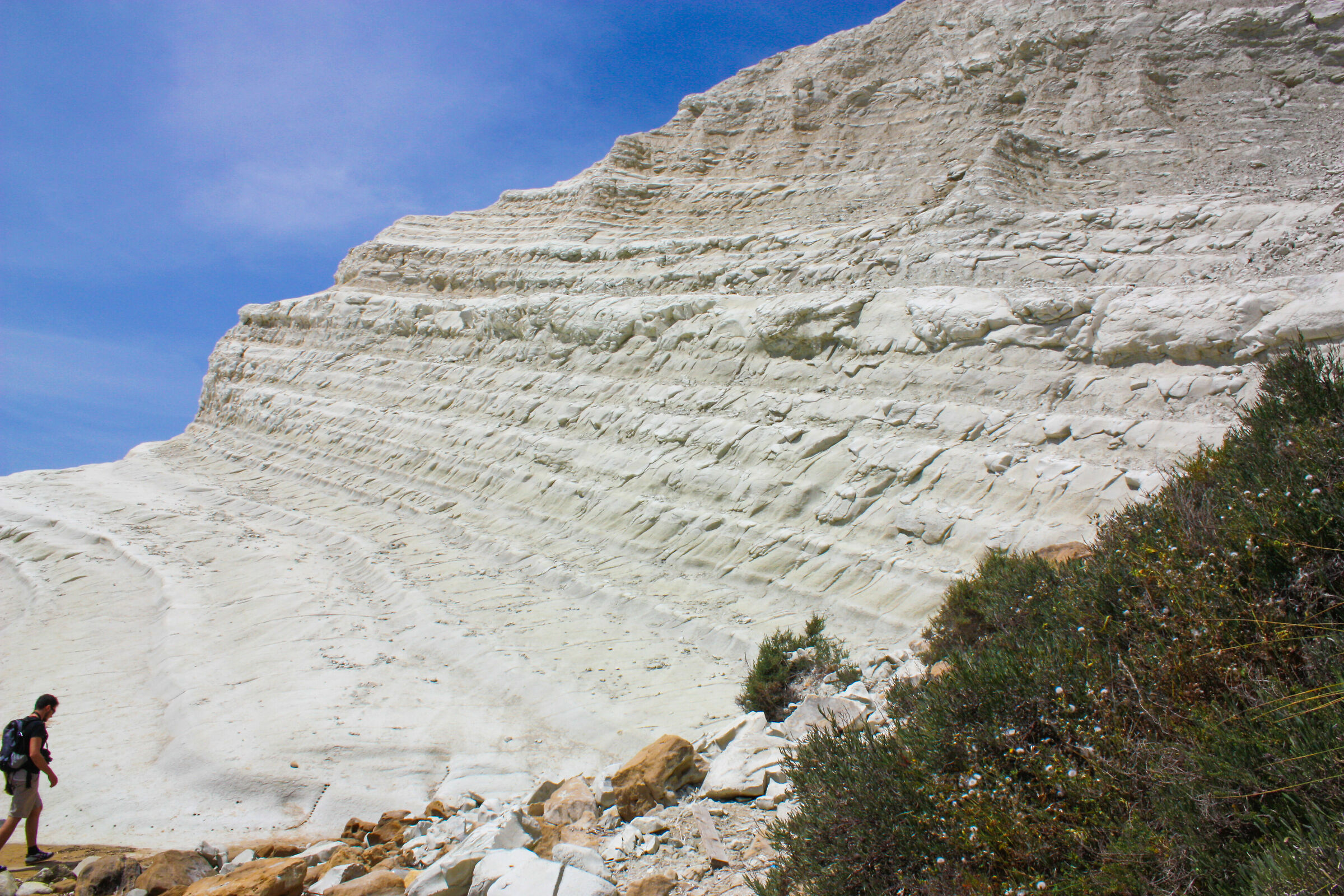 Sembra innevata,  Scala dei Turchi
