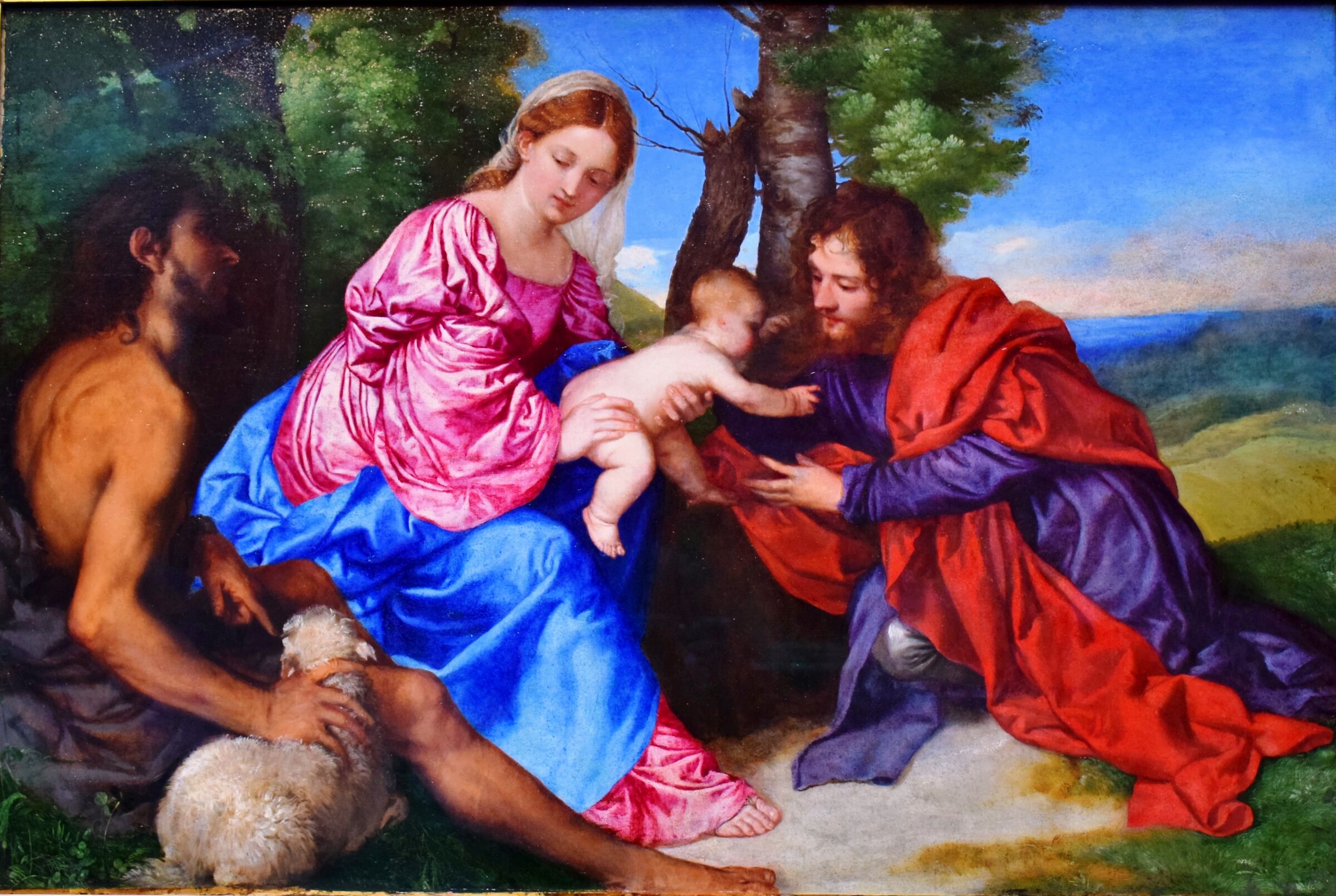 National Scottish Gallery-Tiziano "Vergine col Bambino&...