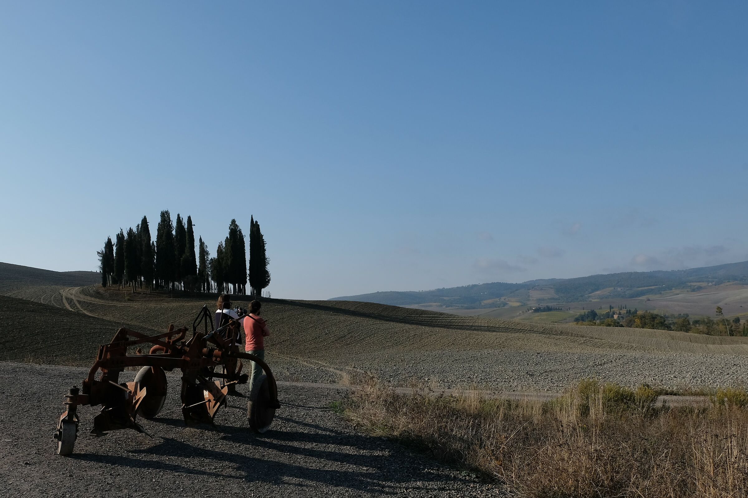 ride in val d'orcia