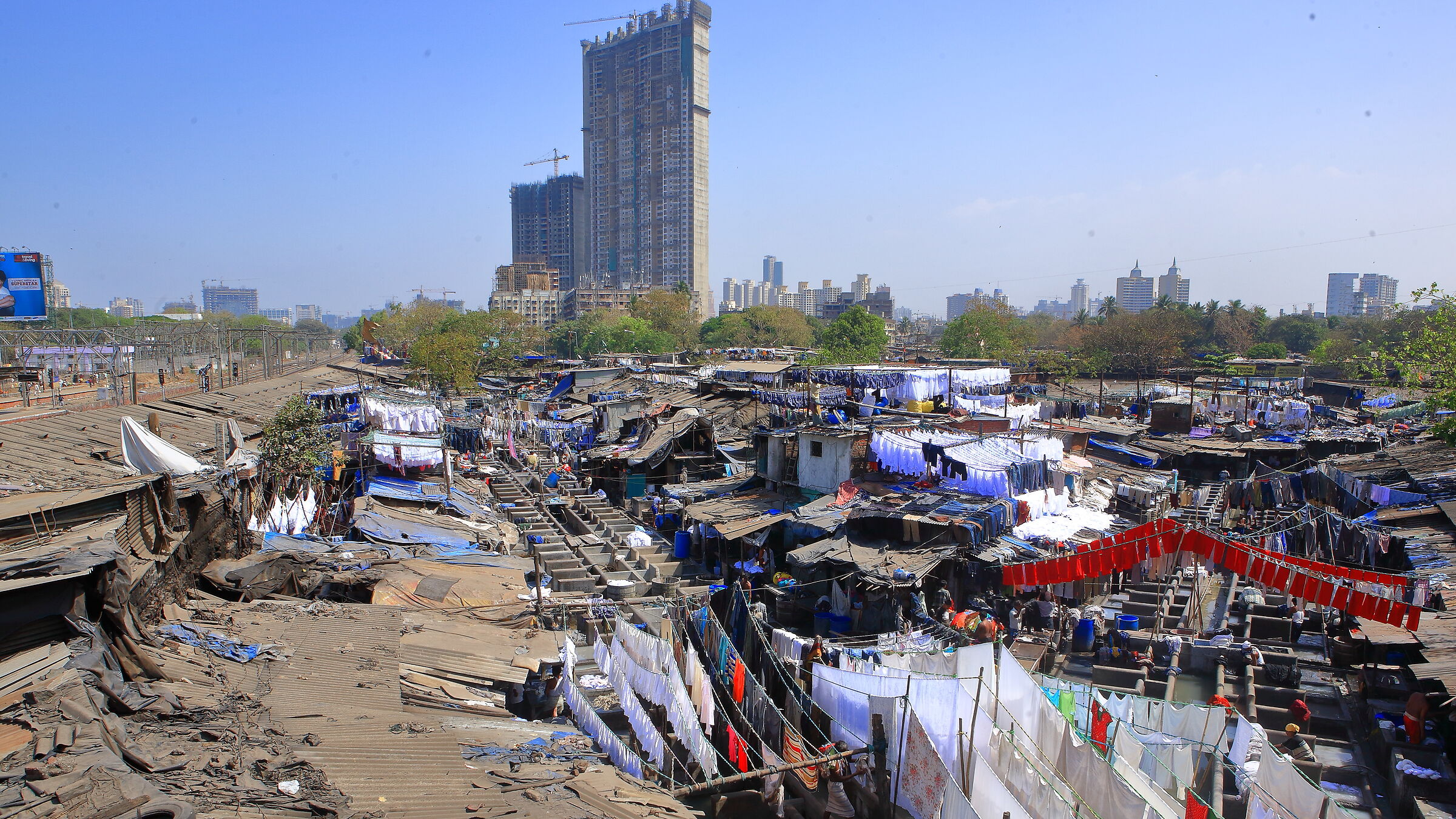 Lavanderia di Dhobi Ghat, Mumbai, India
