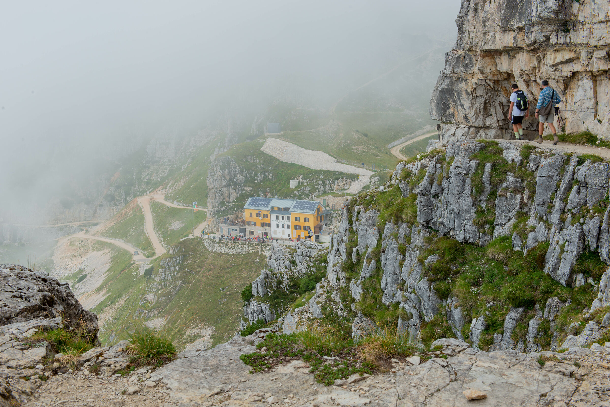 Arrival at the Pope's Refuge