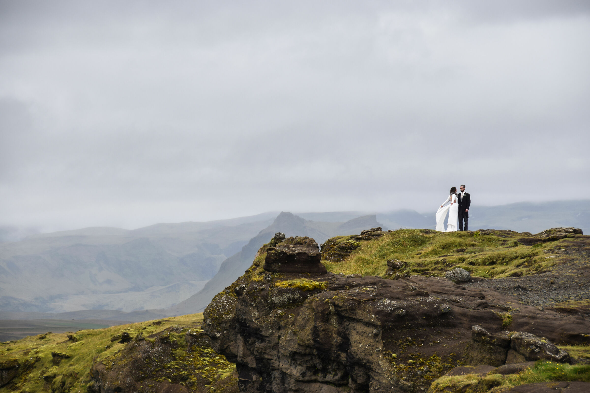 gli sposi e la natura