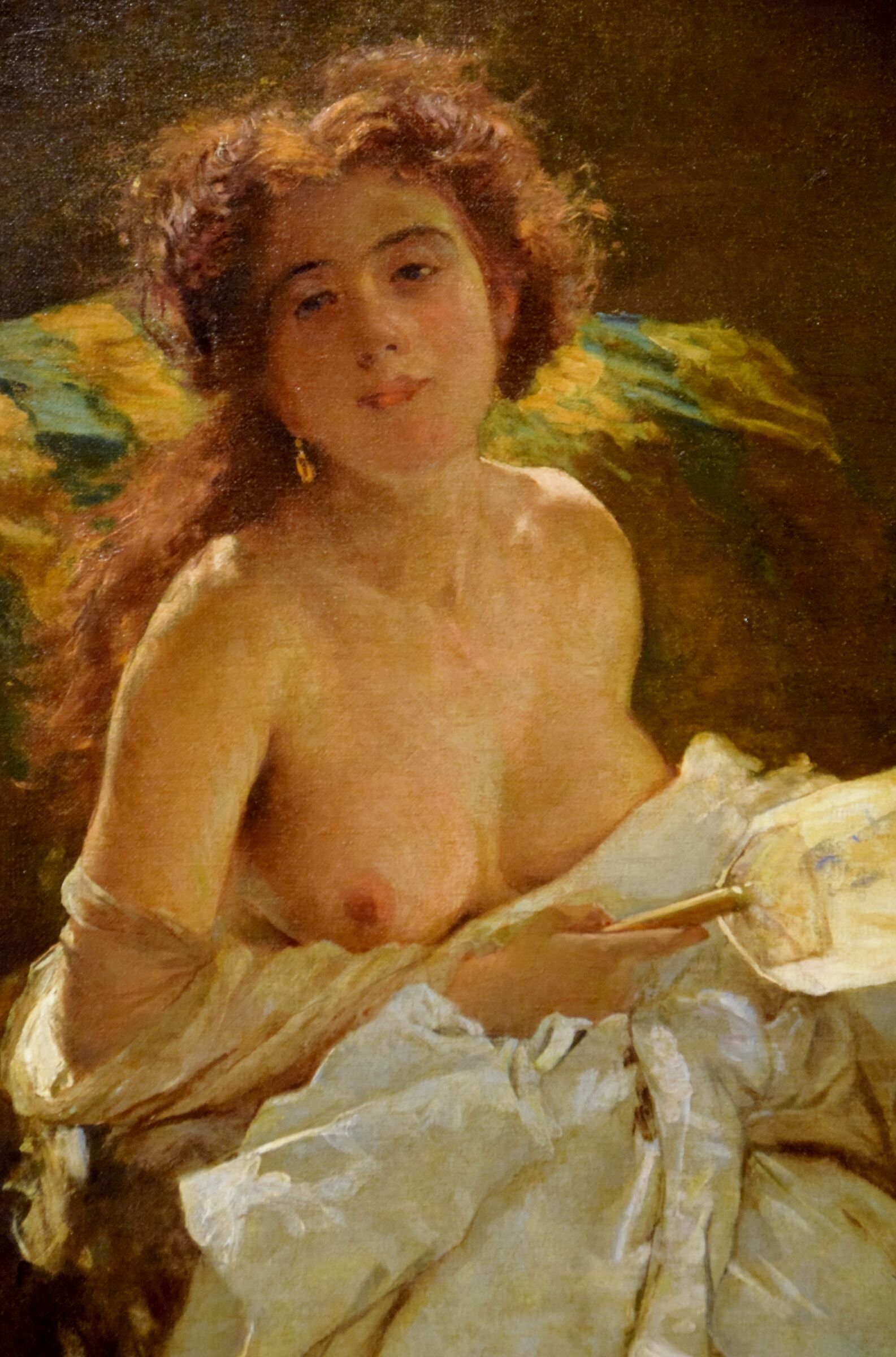 Domenico Morelli "Dama col ventaglio"