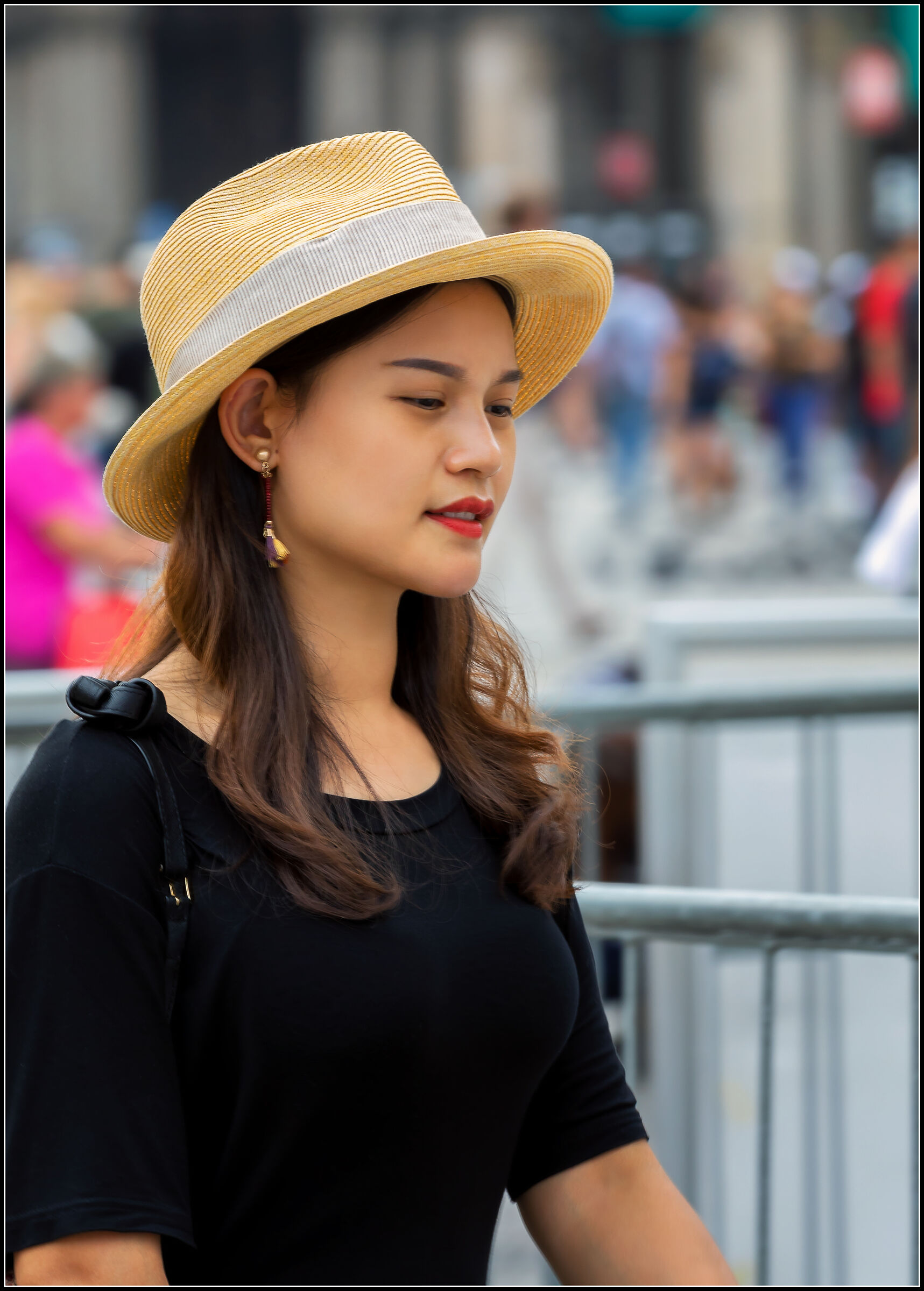 Milan street portrait