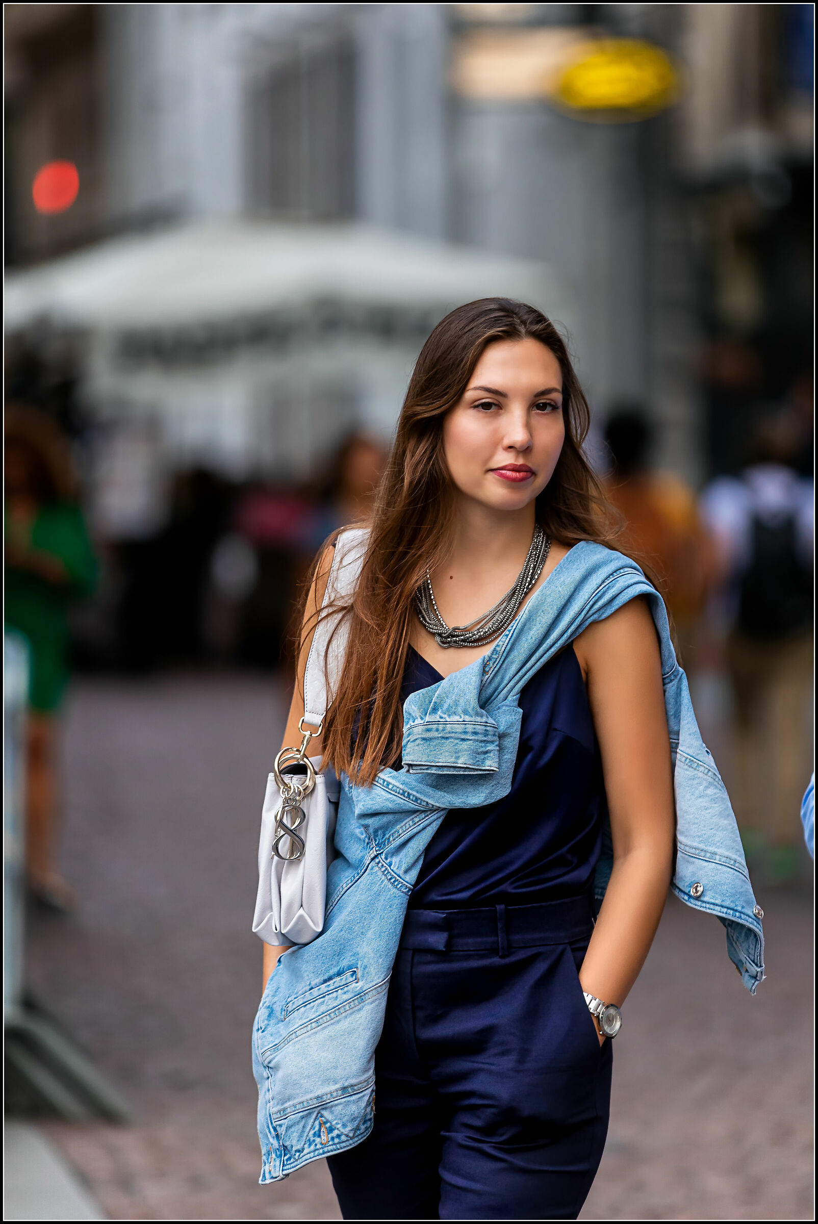 Milan street portrait