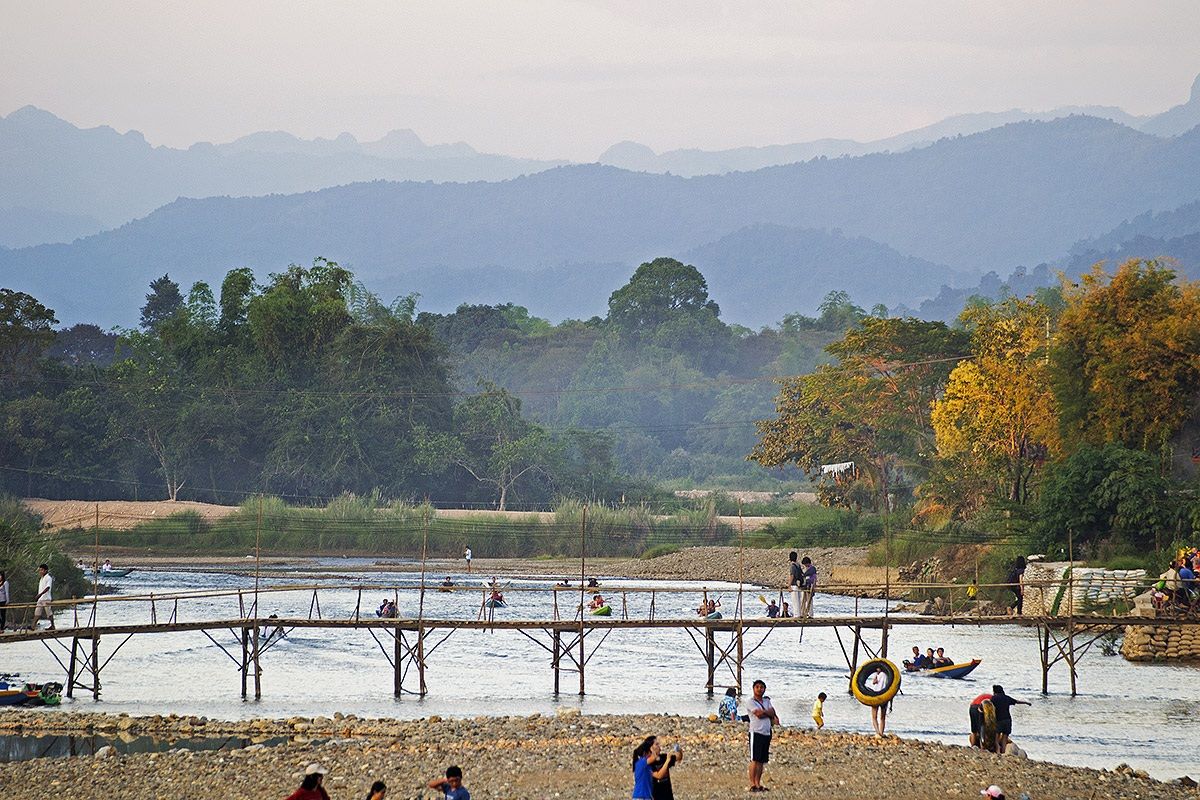 bamboo bridge
