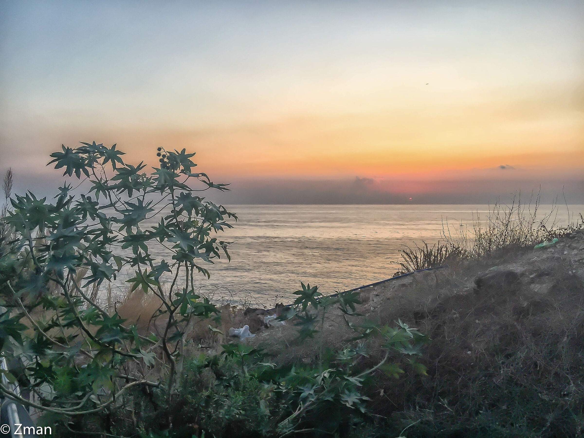 Sunset at White Sands Beach