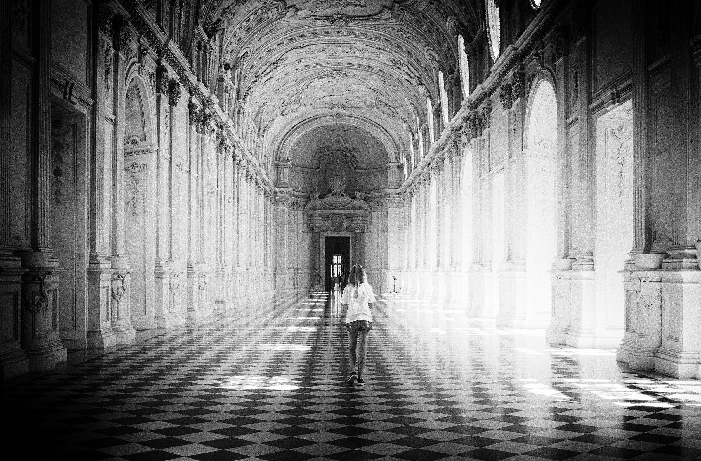 Camminando attraverso la Reggia di Venaria