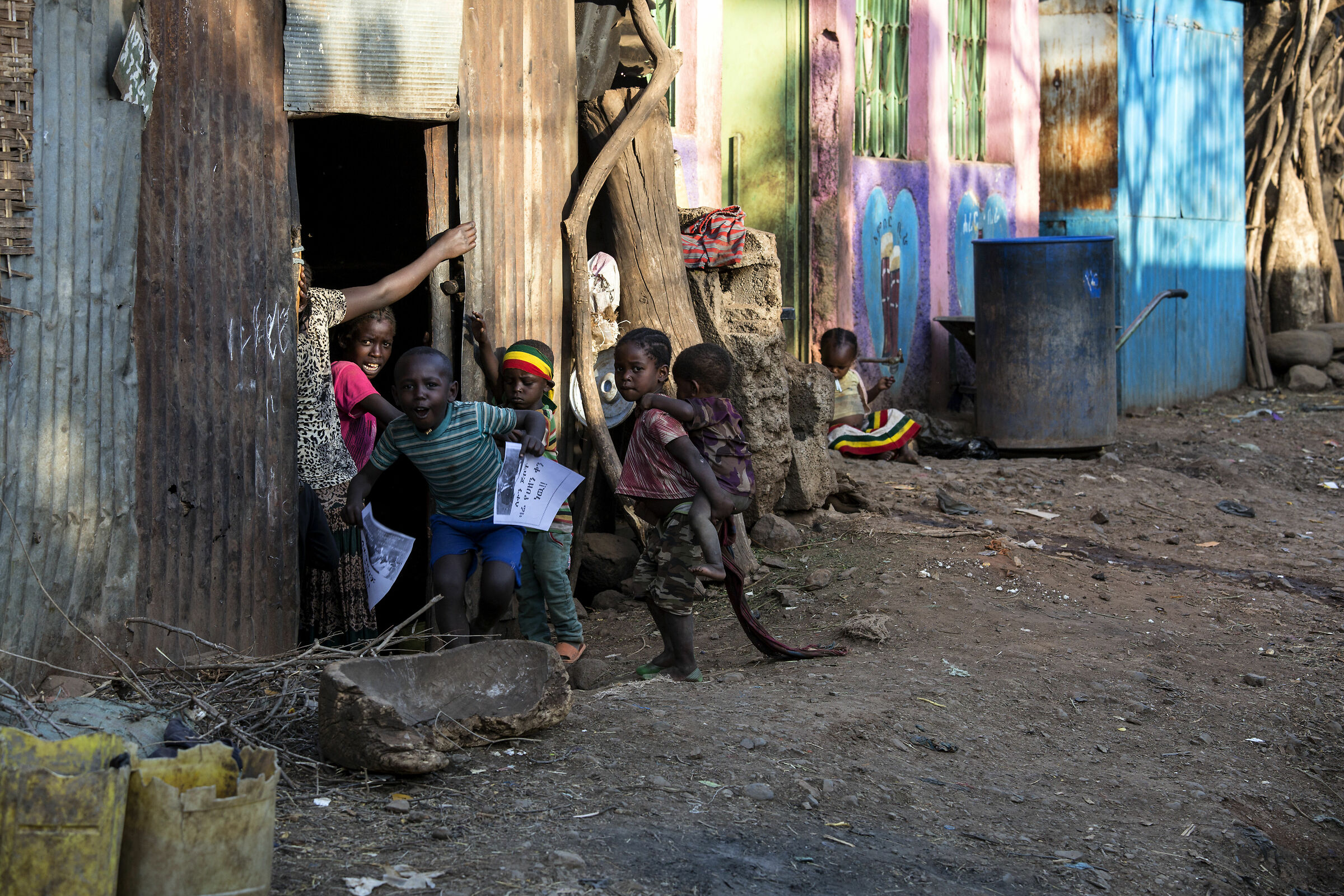 Children of Konso village