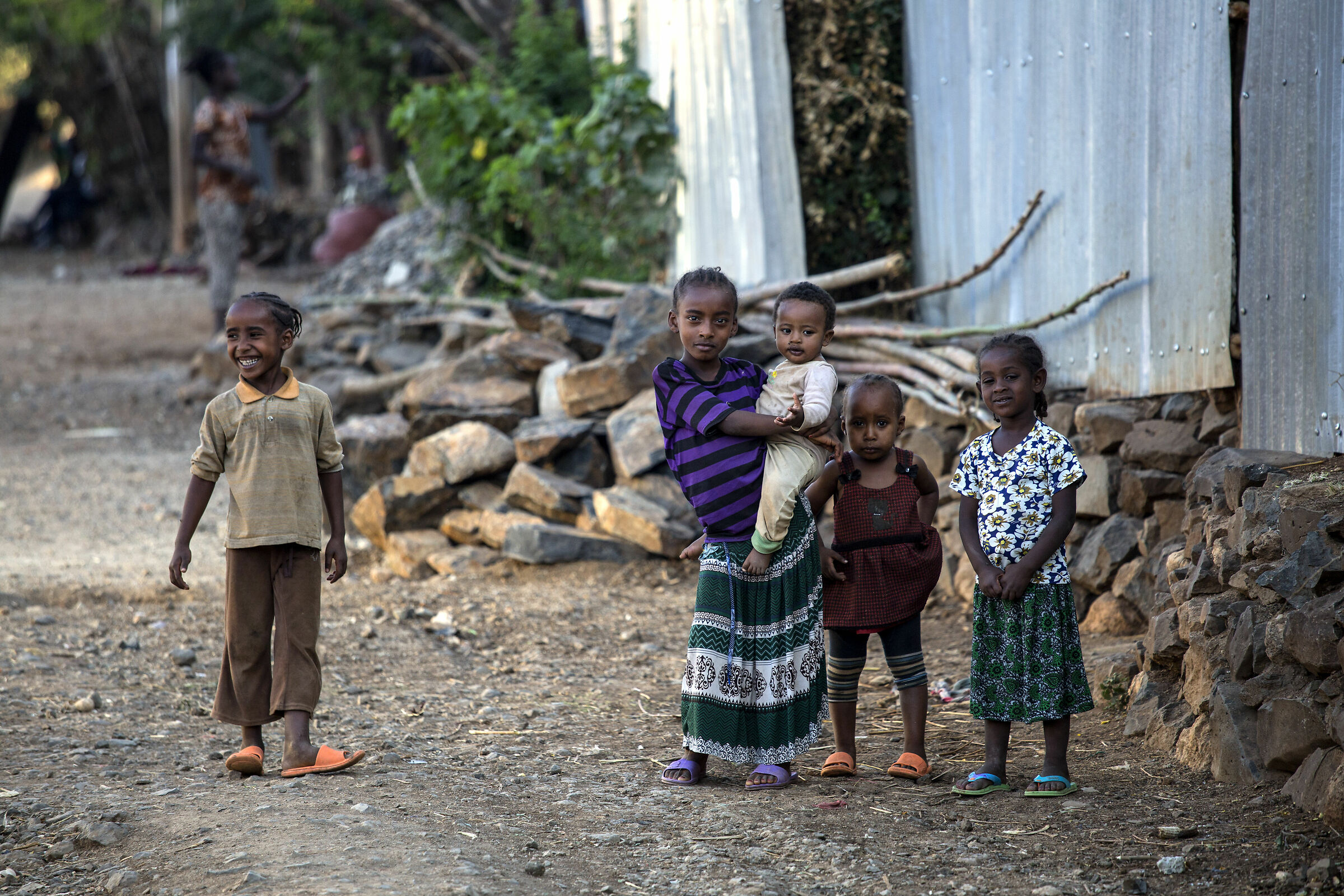 Children of Konso village