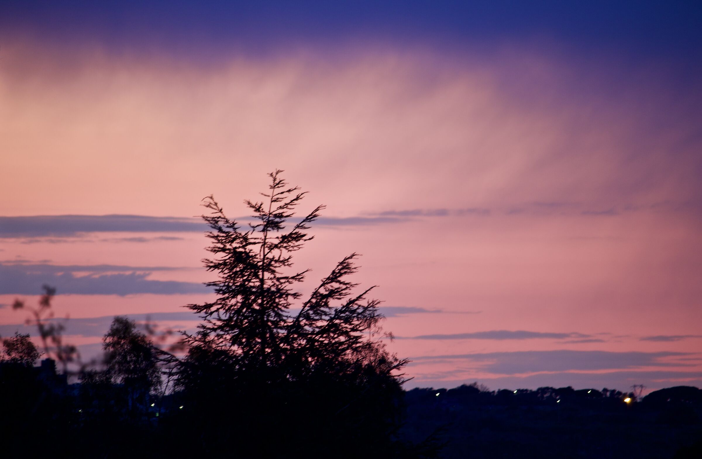 Tramonto "io resto a casa"