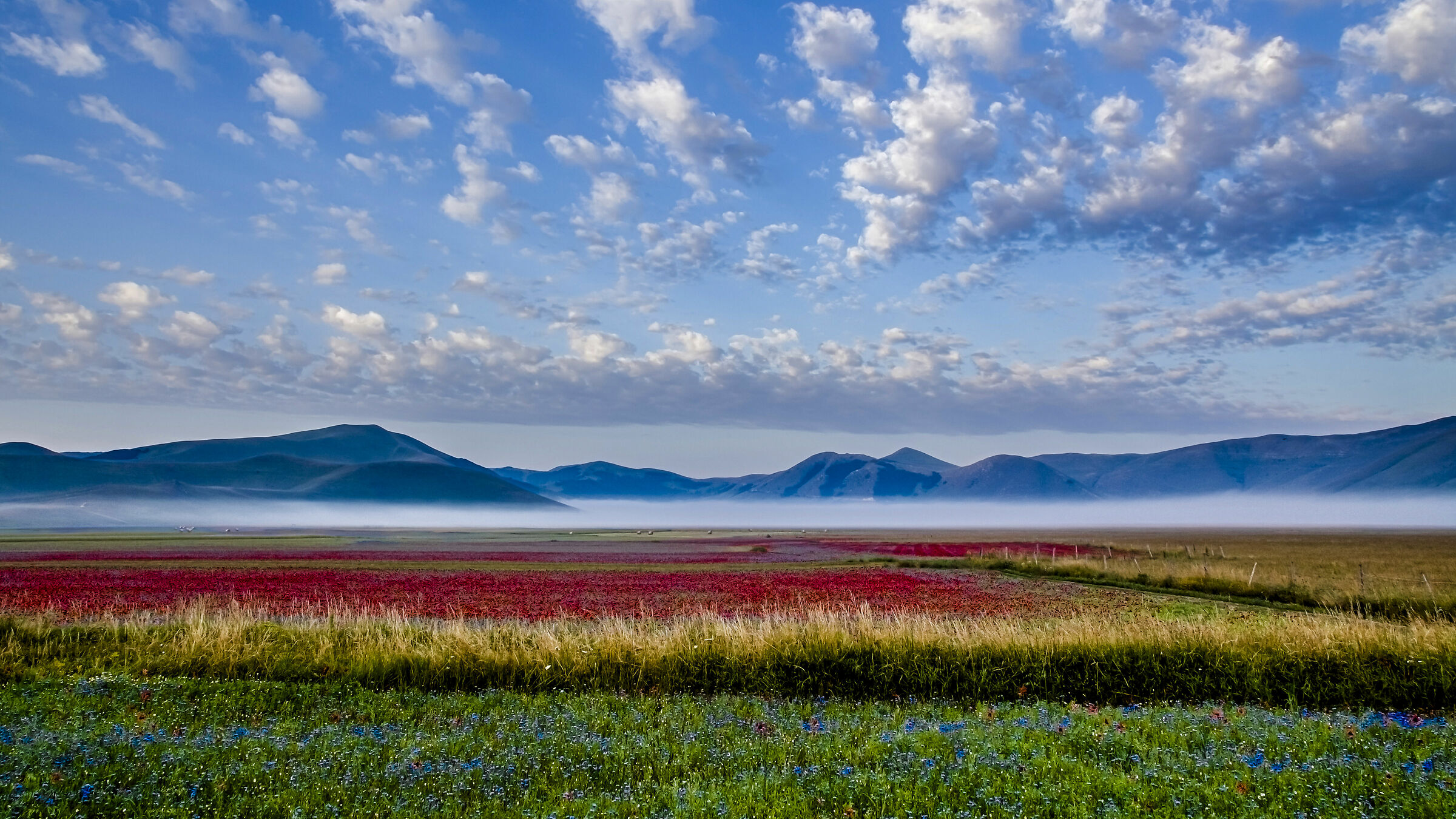 Passing through Castelluccio
