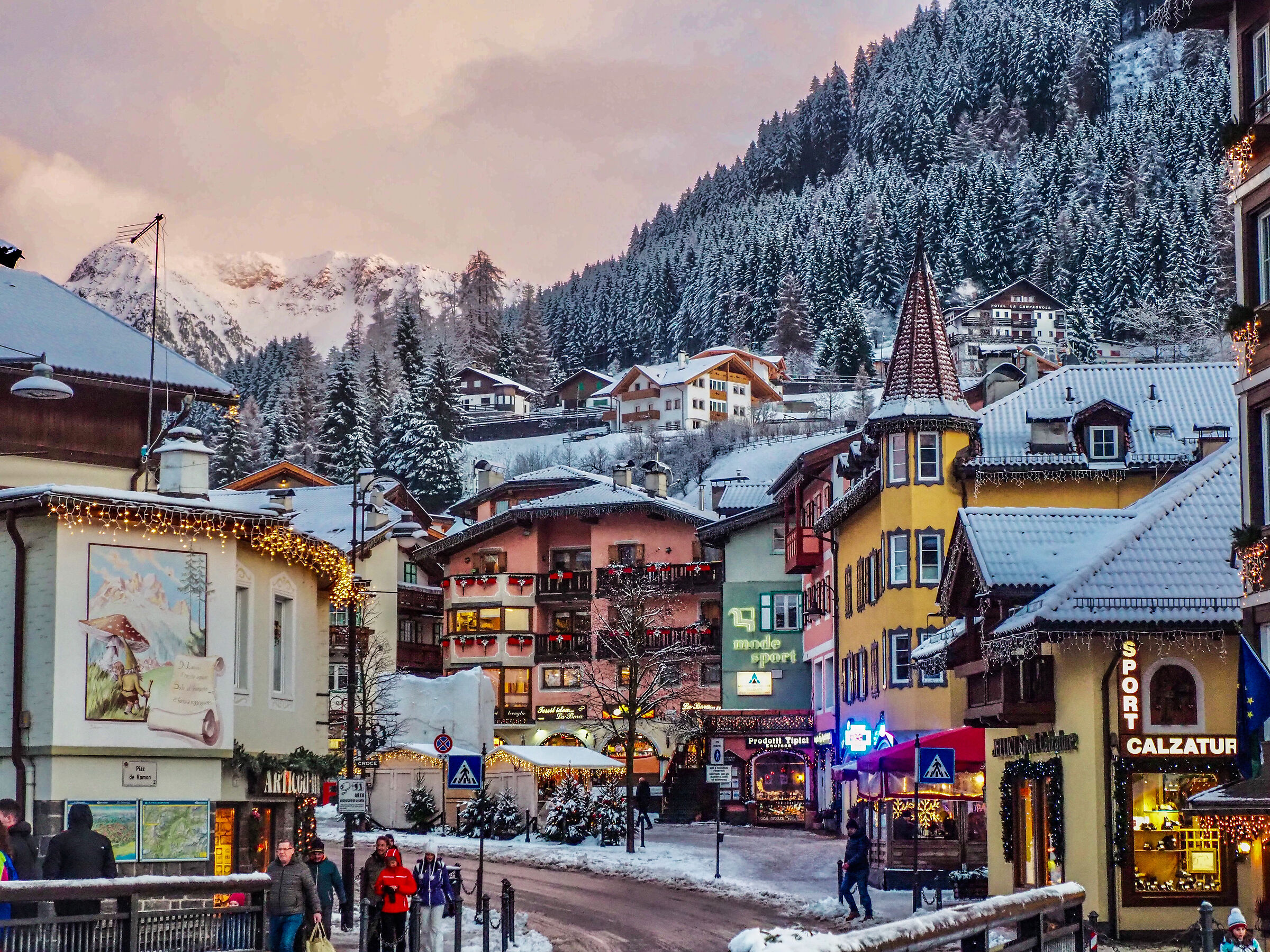 Scorci di Moena Natale 2019