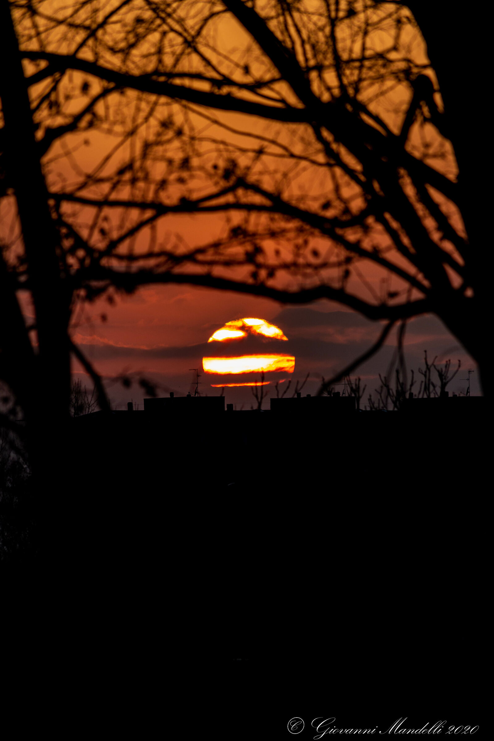 visto che non si esce tramonto da casa