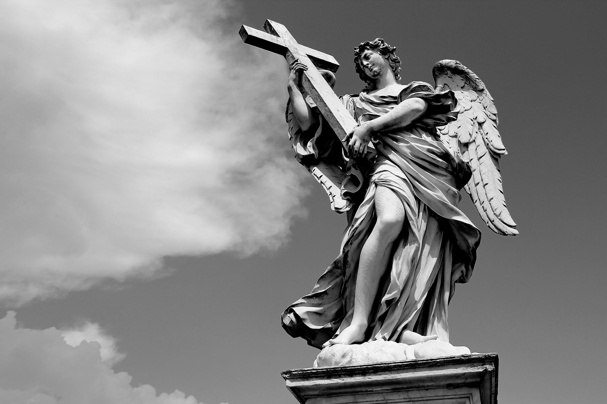 Ponte Sant'Angelo. L'Angelo con la croce