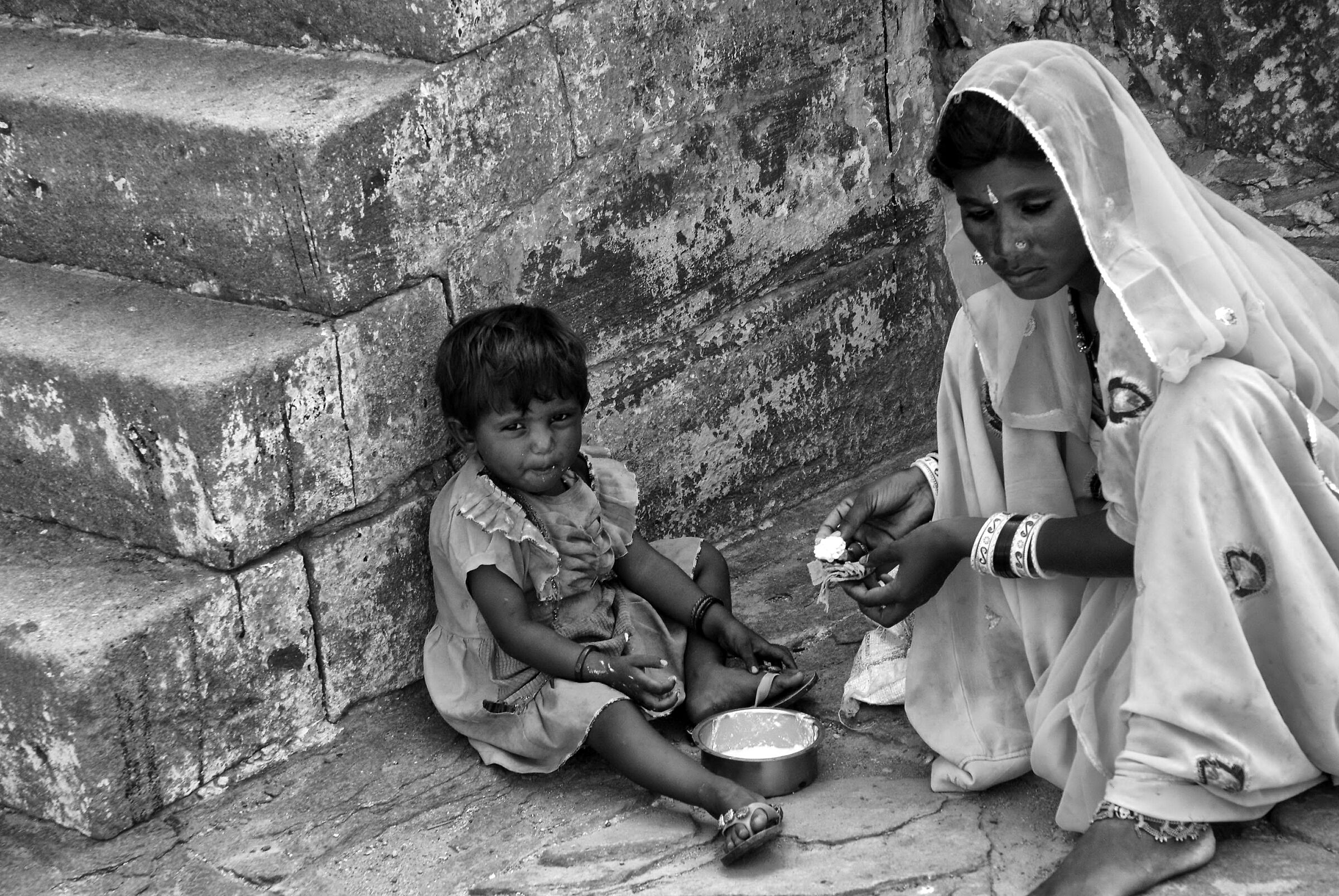 L'ora della pappa. India