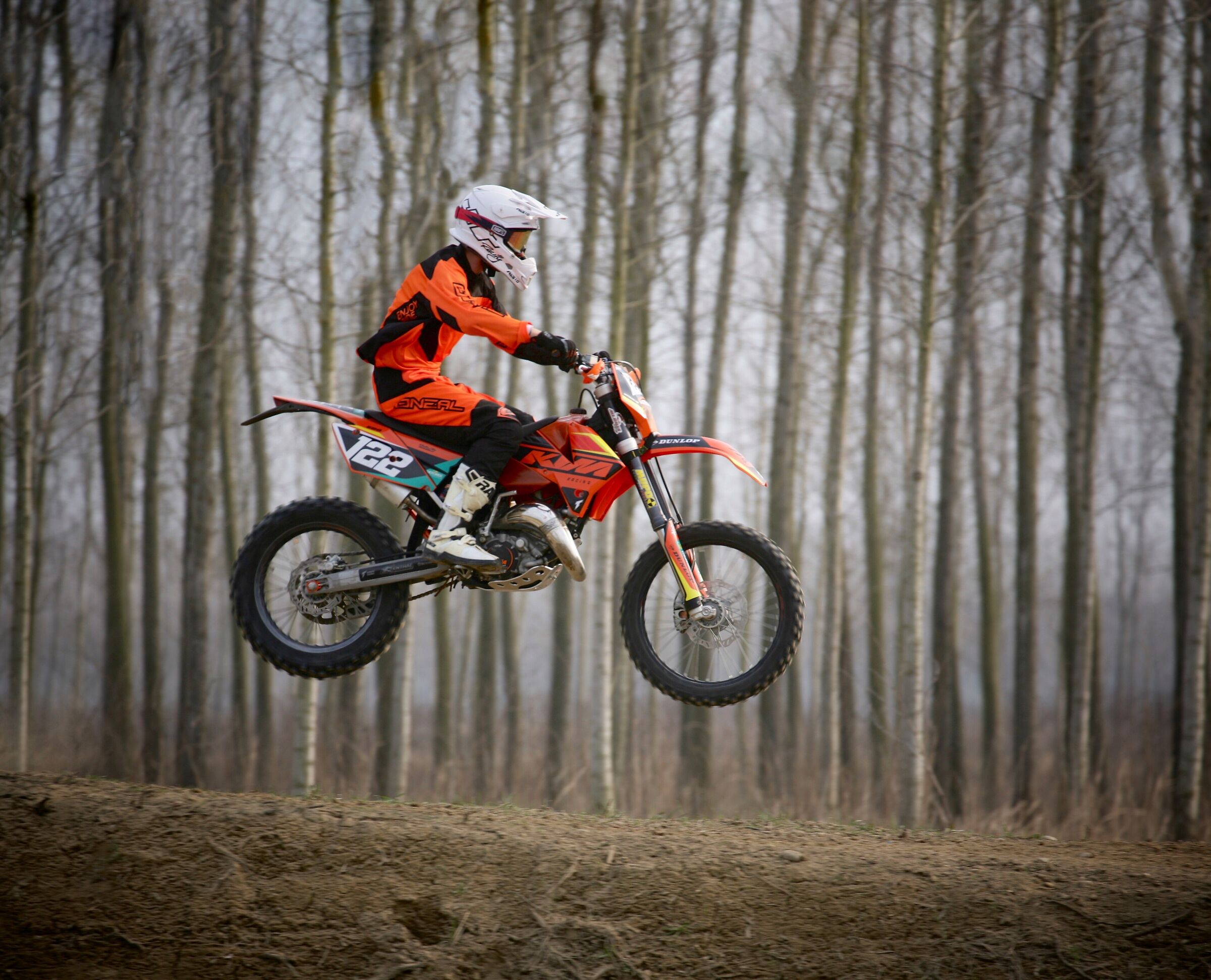 Giulio, Luca's friend, motocrosser himself.