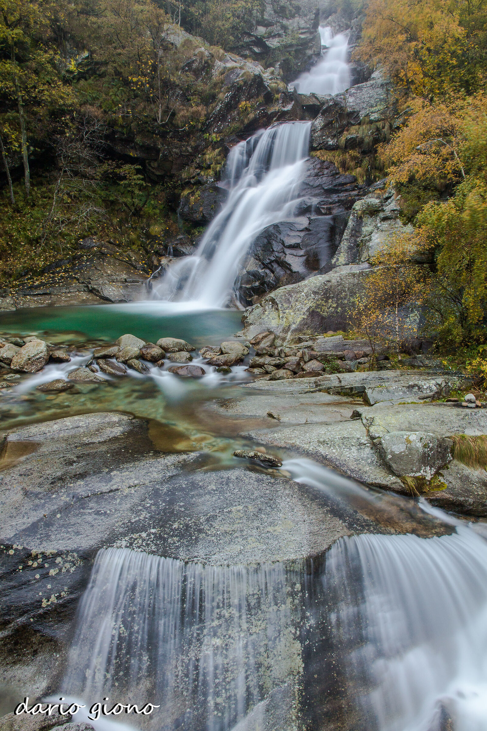 Gaido Valchiusella waterfall